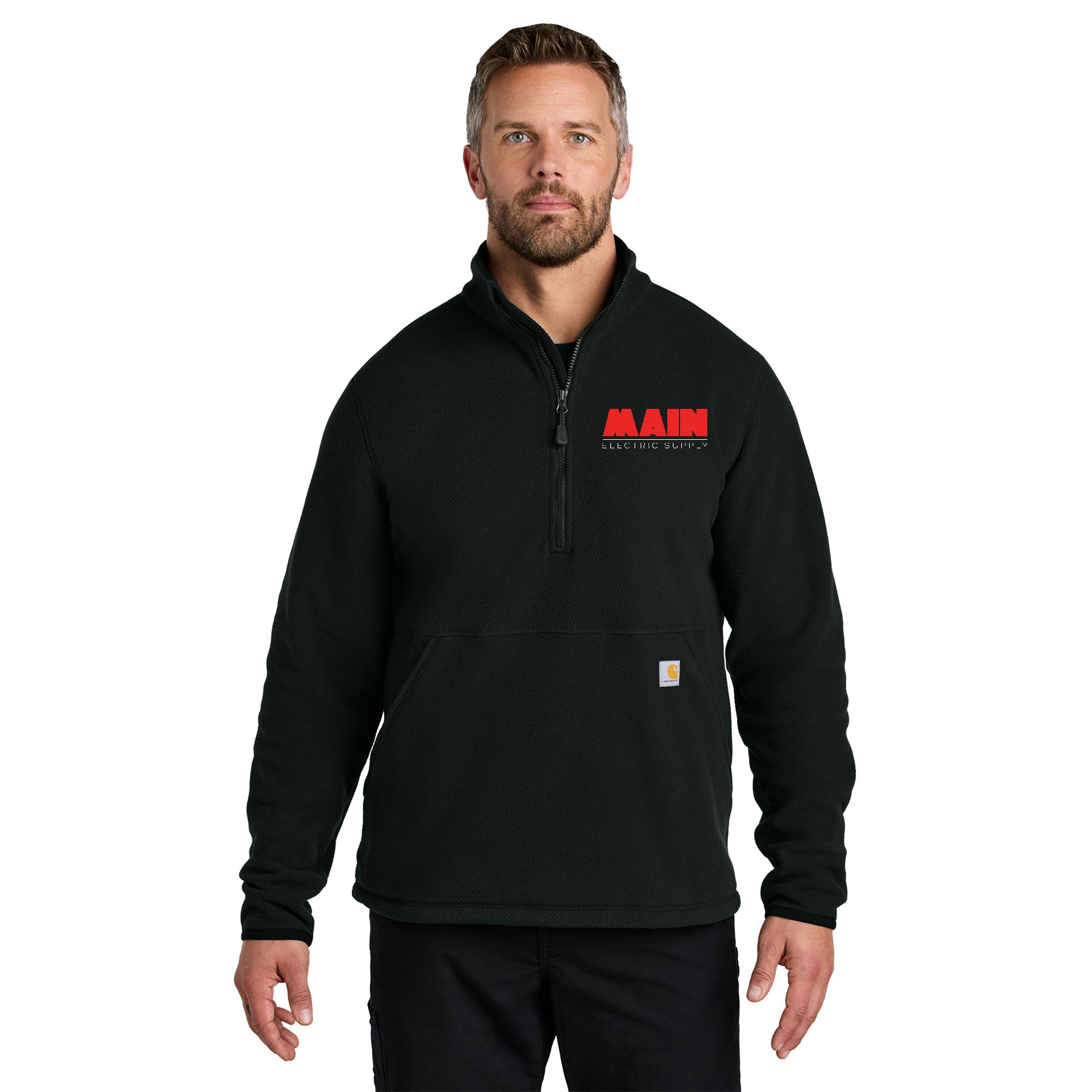 Carhartt® Textured 1/2-Zip Fleece Jacket x Main Electric Supply Co.