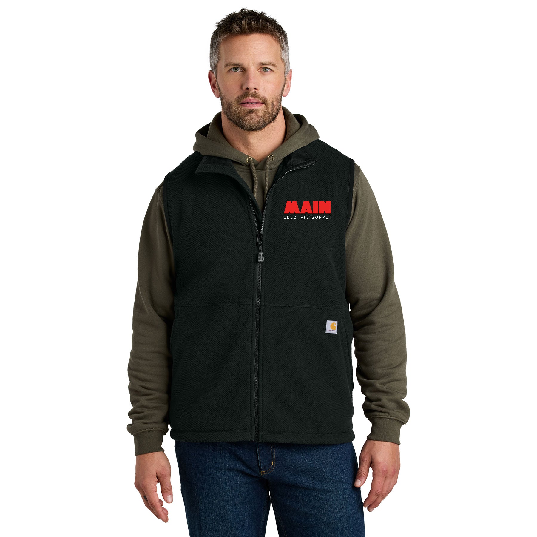 Carhartt® Textured Fleece Vest x Main Electric Supply