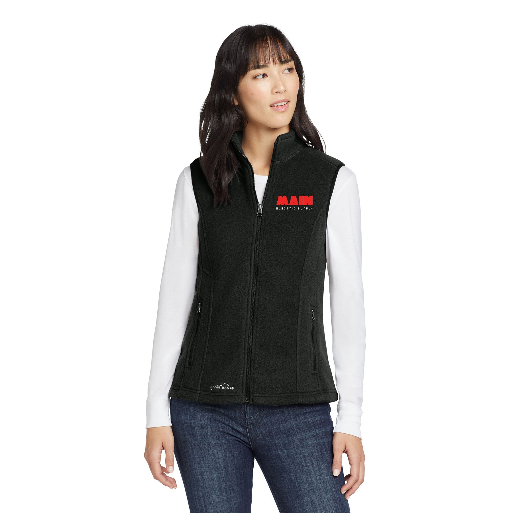 Eddie Bauer® Womens Fleece Vest x Main Electric Supply Co.