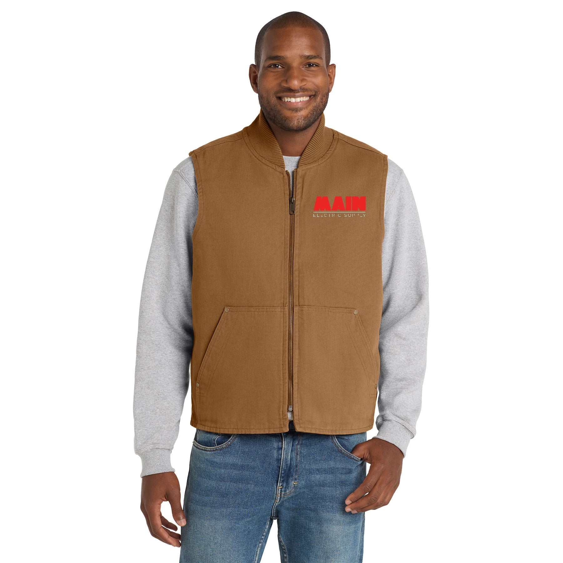 CornerStone® Washed Duck Cloth Vest x Main Electric Supply Co.