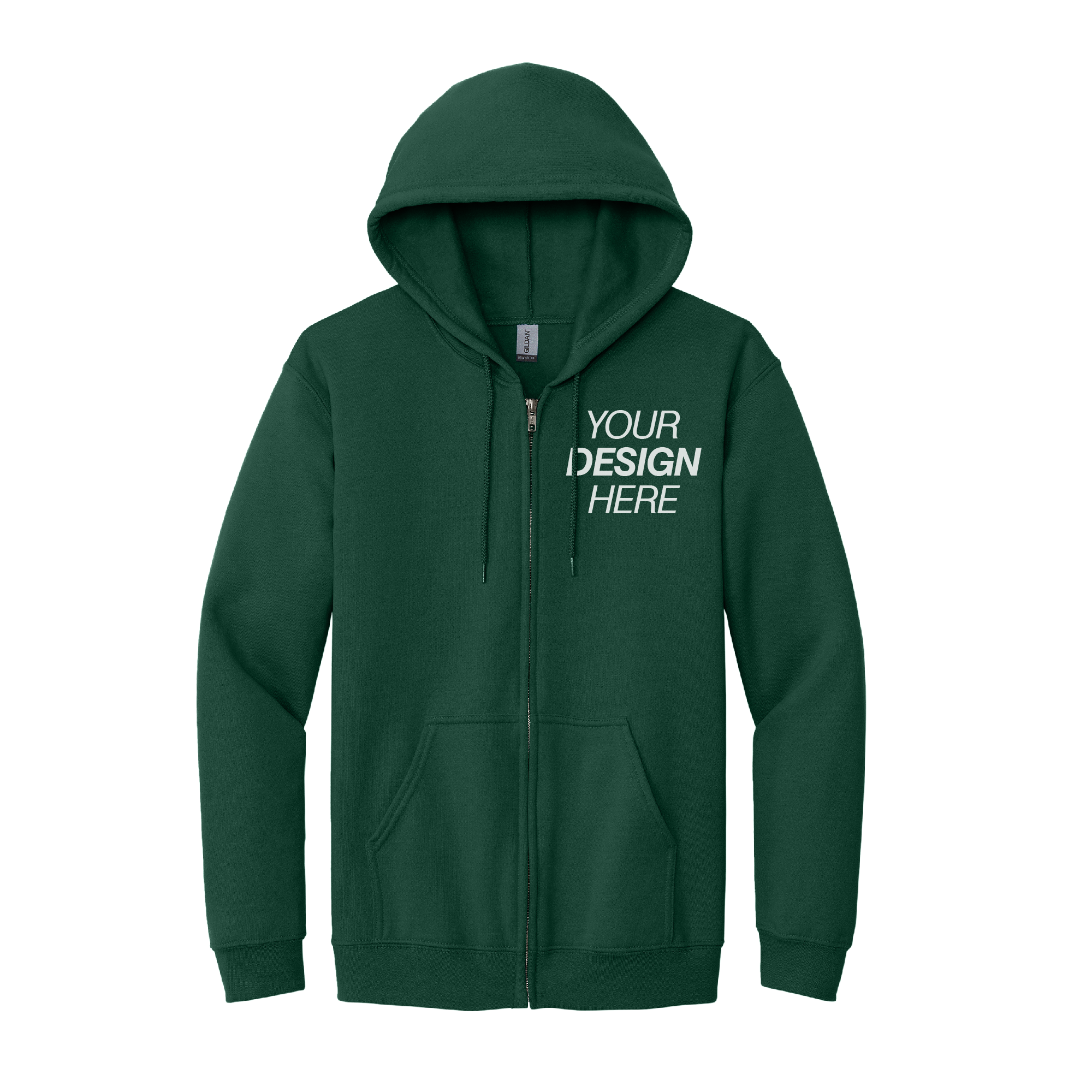 Sudadera con capucha y cremallera Gildan® Heavy Blend™