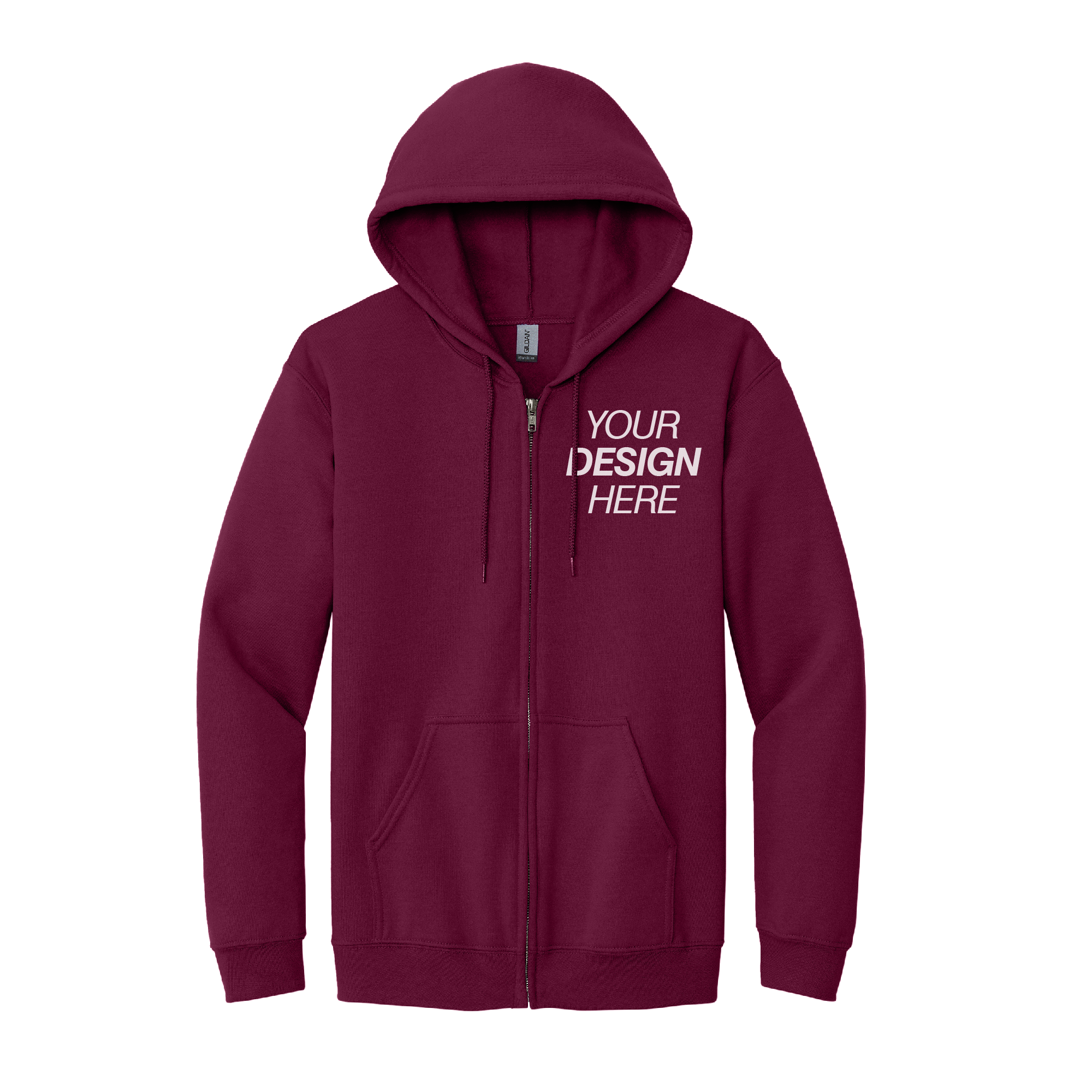 Sudadera con capucha y cremallera Gildan® Heavy Blend™