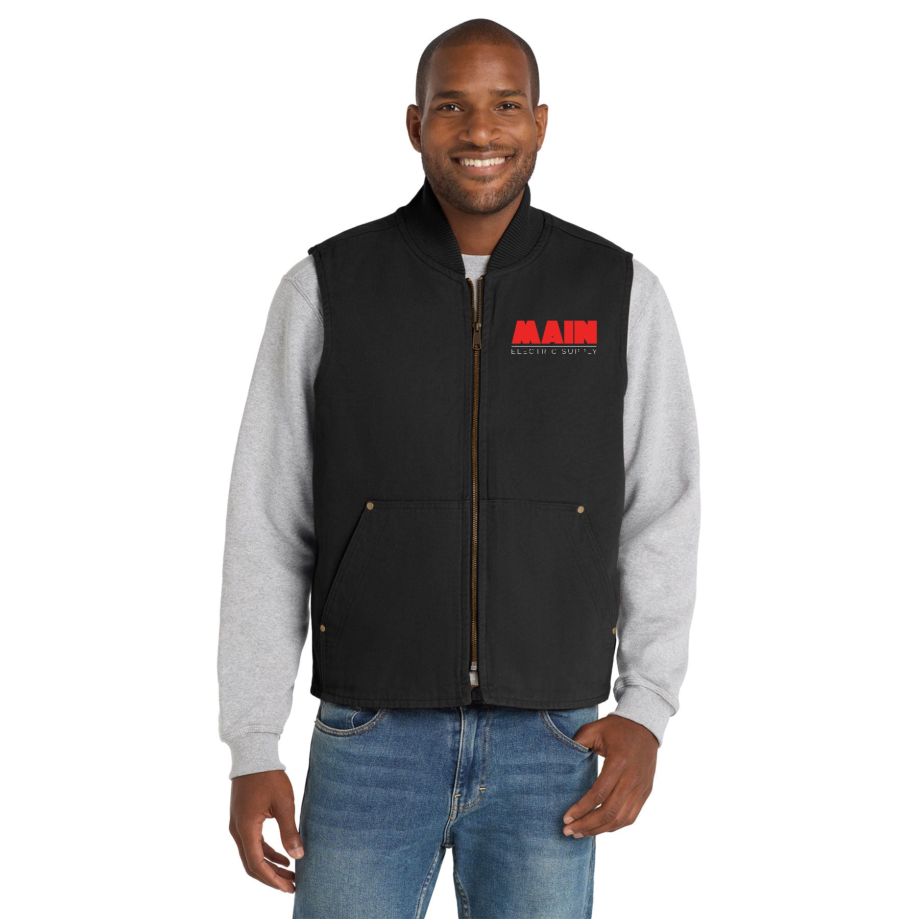 CornerStone® Washed Duck Cloth Vest x Main Electric Supply Co.