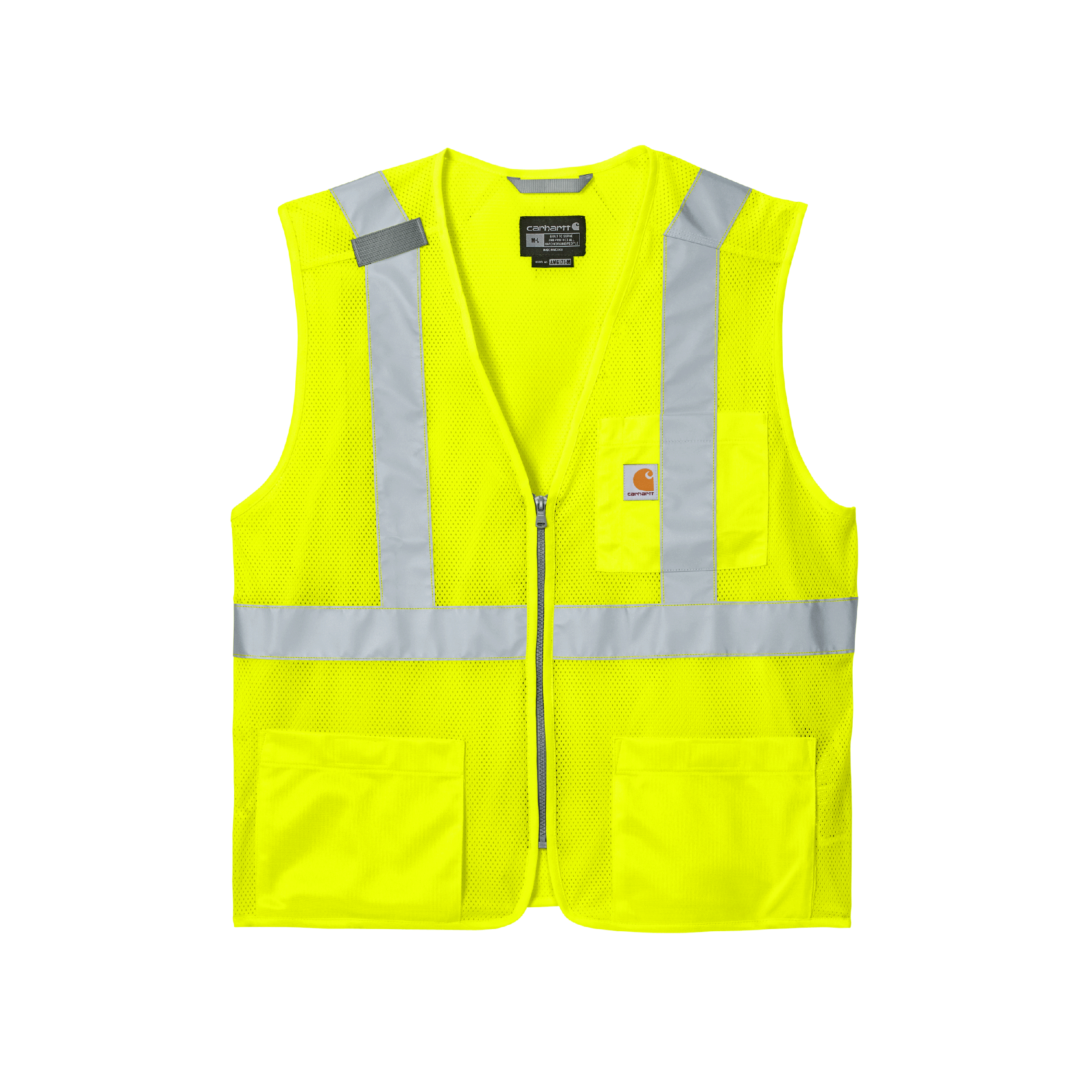 CarharttĀ® ANSI Class 2 Mesh Zip-Front Vest