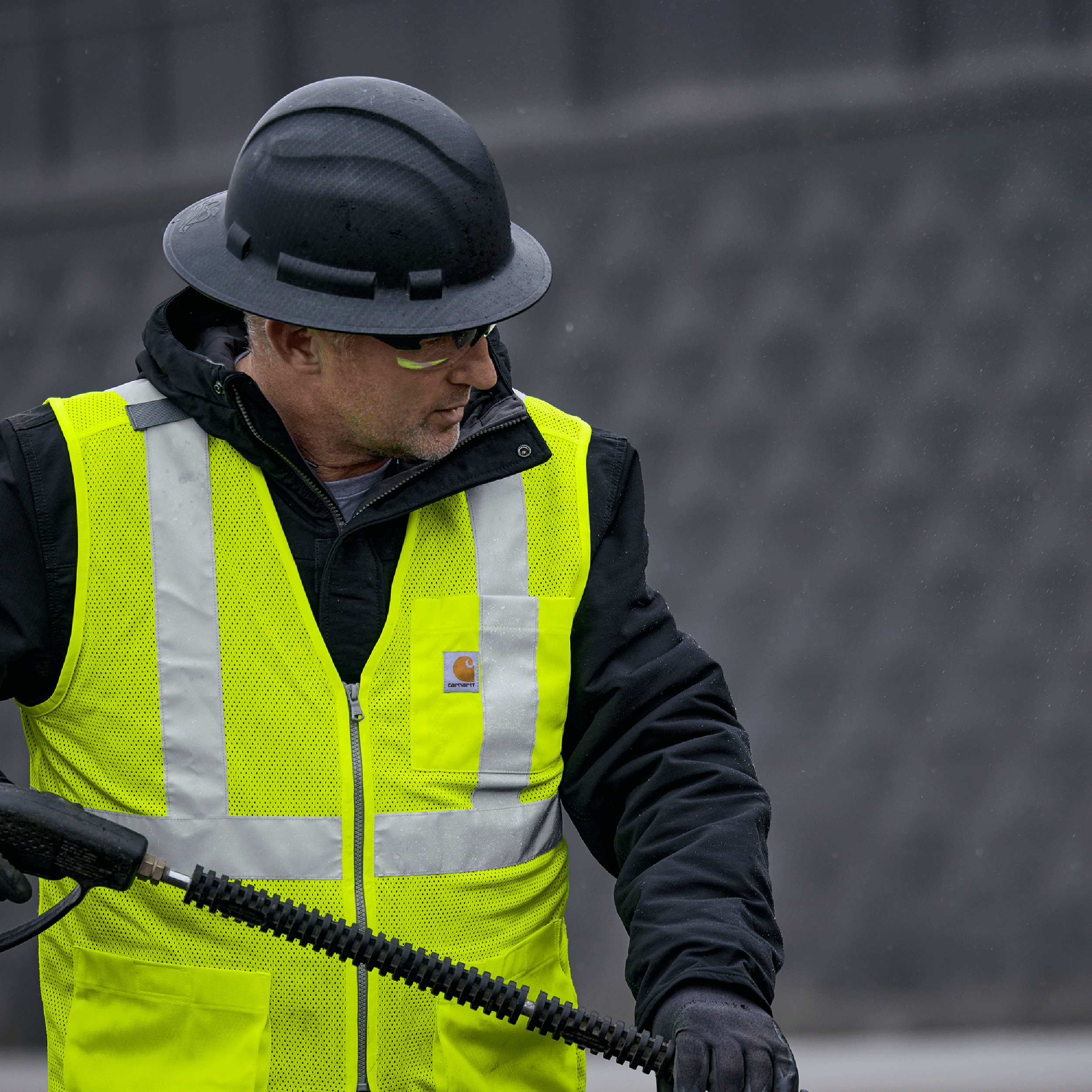 CarharttĀ® ANSI Class 2 Mesh Zip-Front Vest