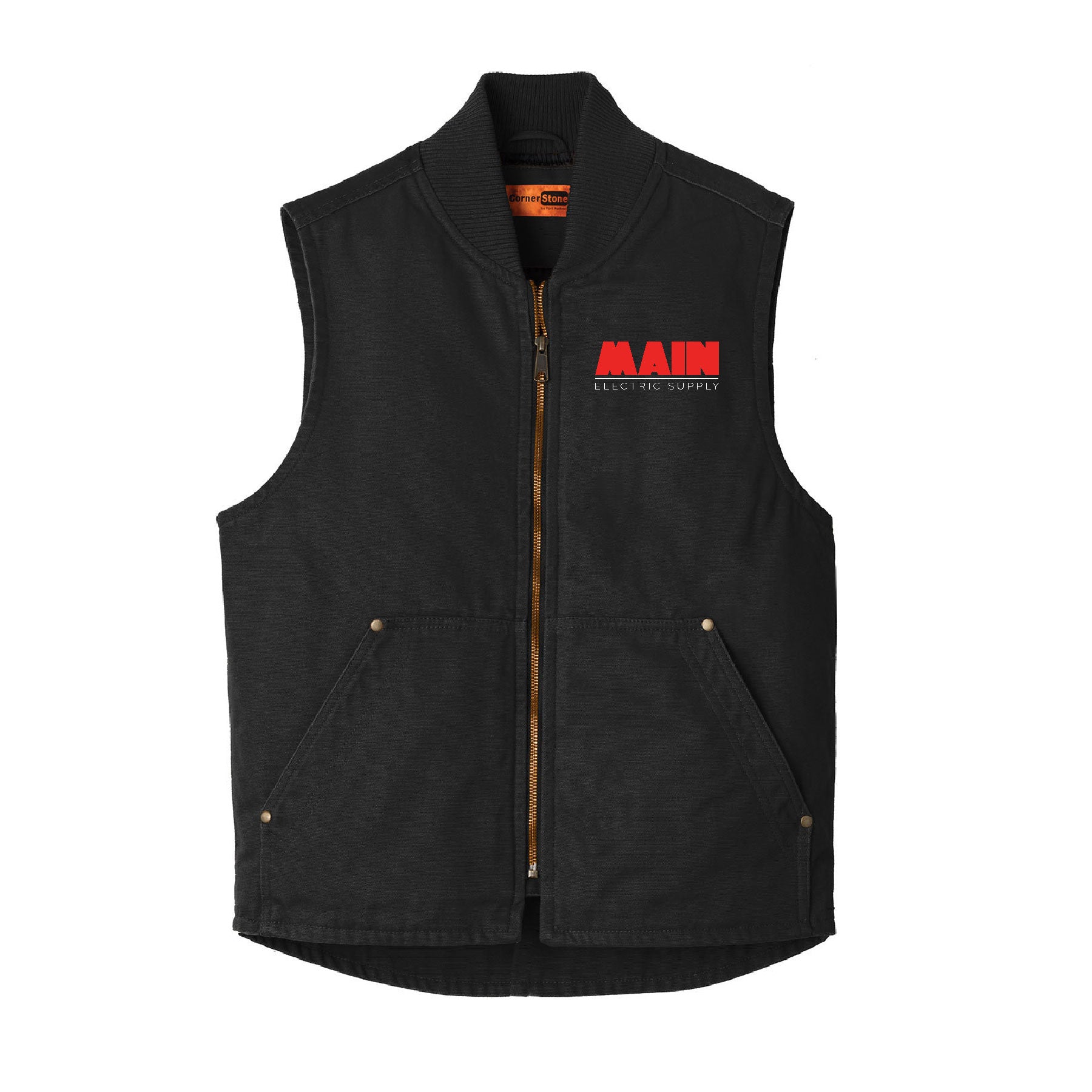CornerStone® Washed Duck Cloth Vest x Main Electric Supply Co.