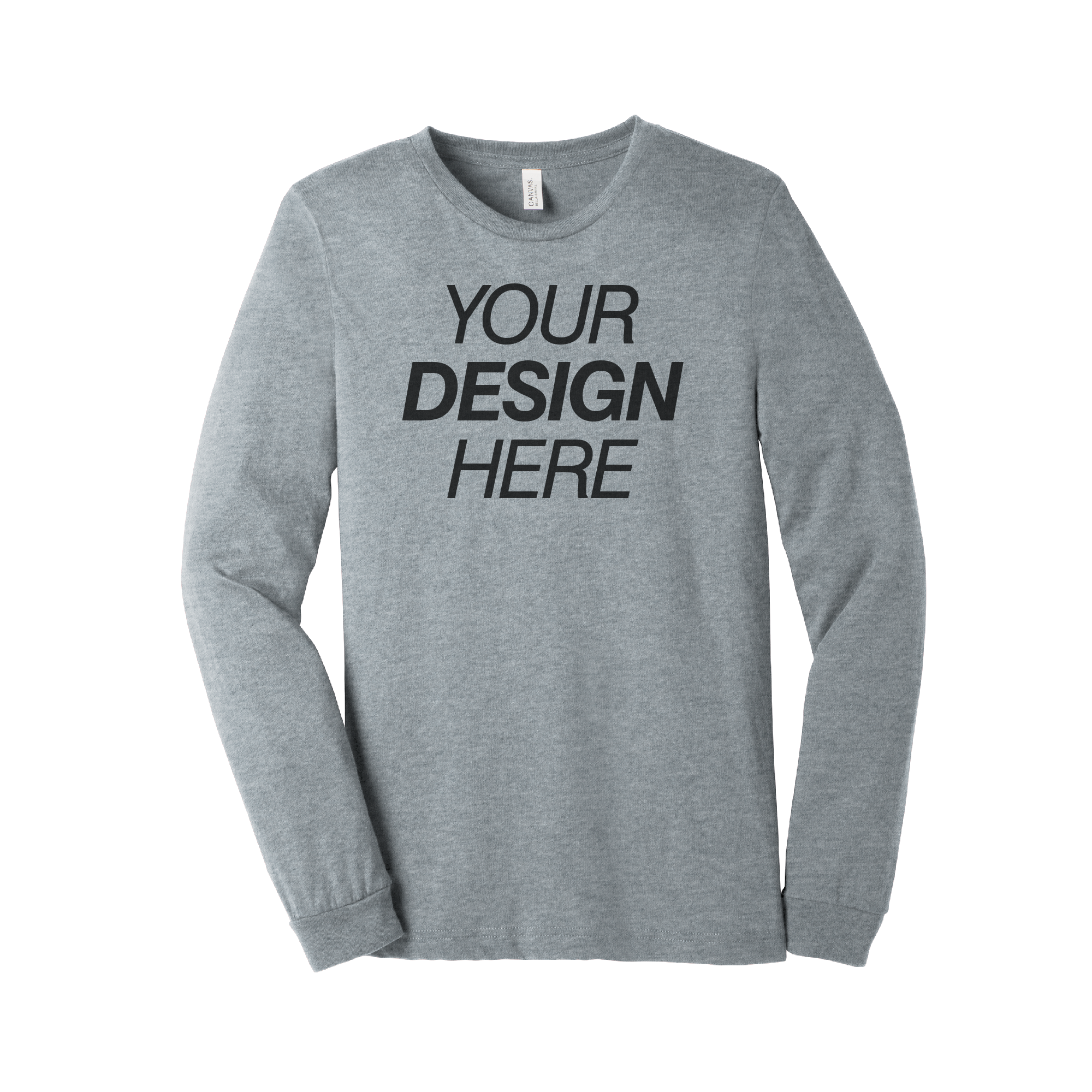 BELLA+CANVAS® Unisex Heather CVC Long Sleeve Tee