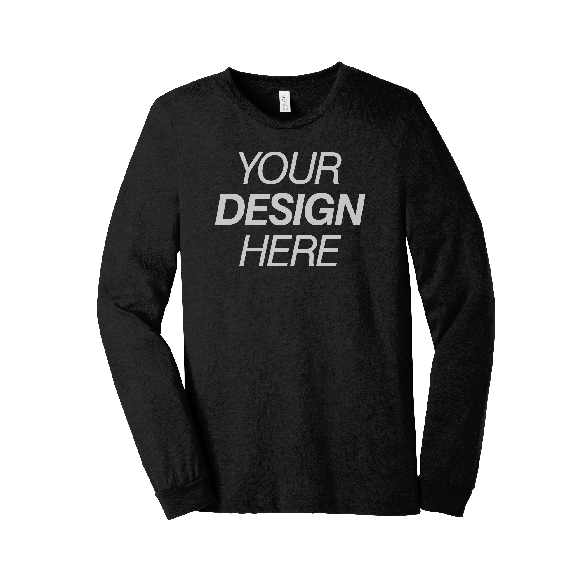 BELLA+CANVAS® Unisex Heather CVC Long Sleeve Tee