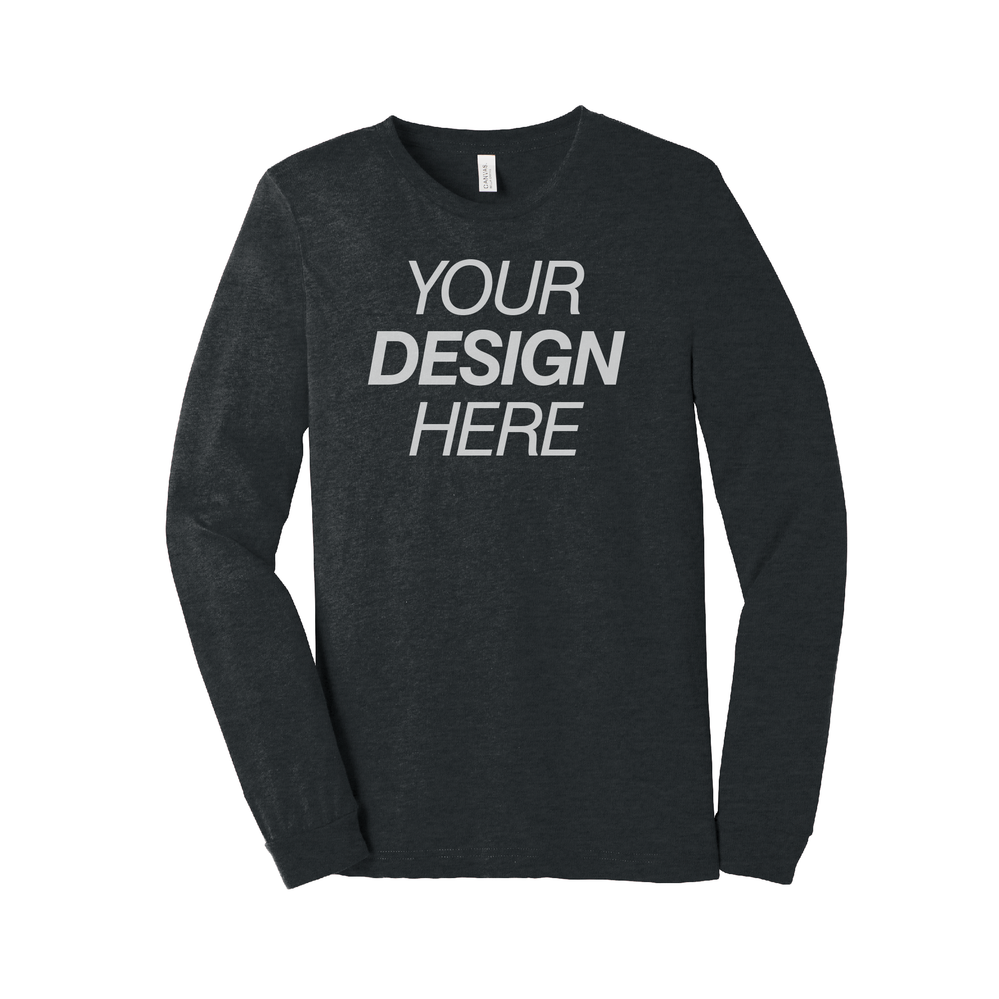 BELLA+CANVAS® Unisex Heather CVC Long Sleeve Tee