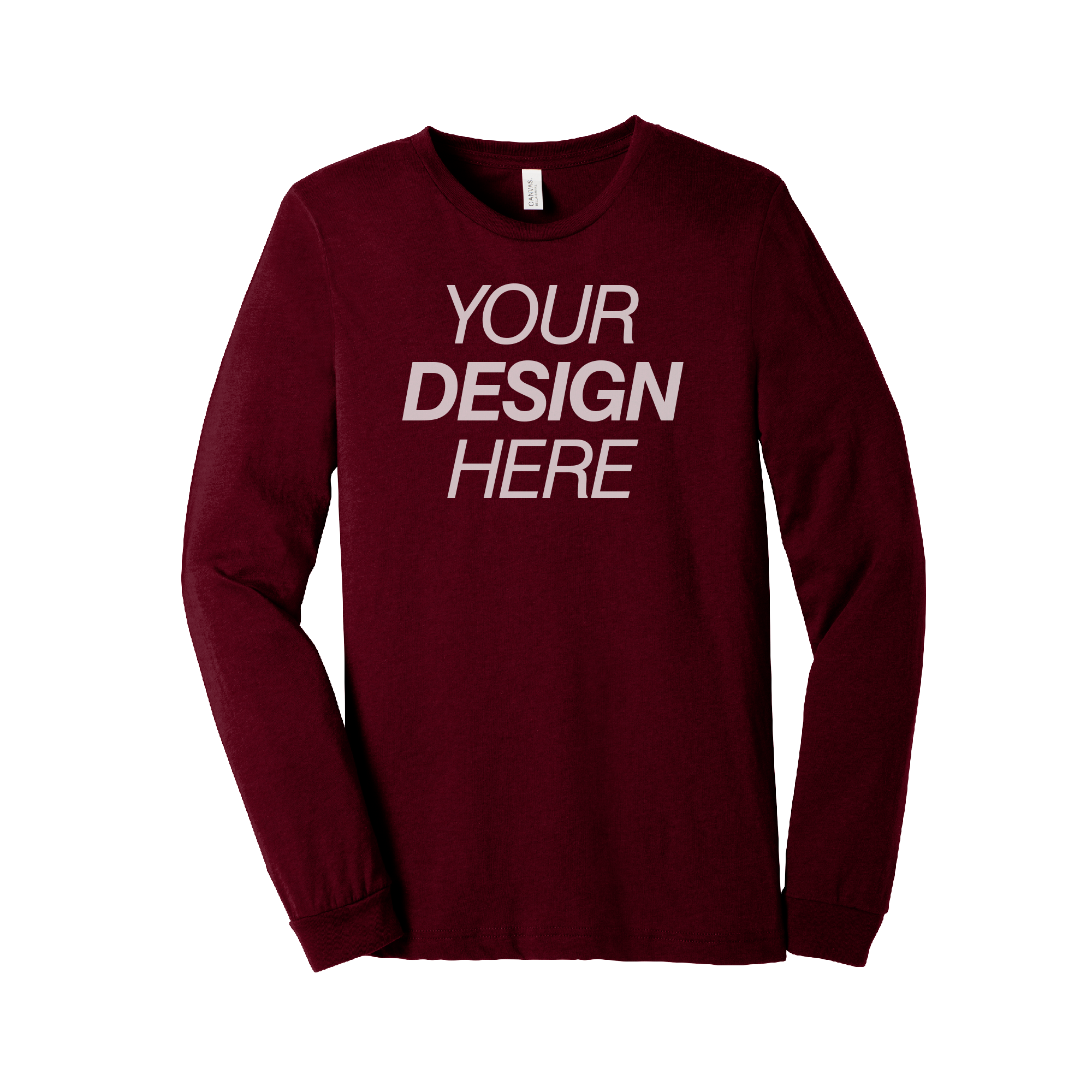 BELLA+CANVAS® Unisex Heather CVC Long Sleeve Tee