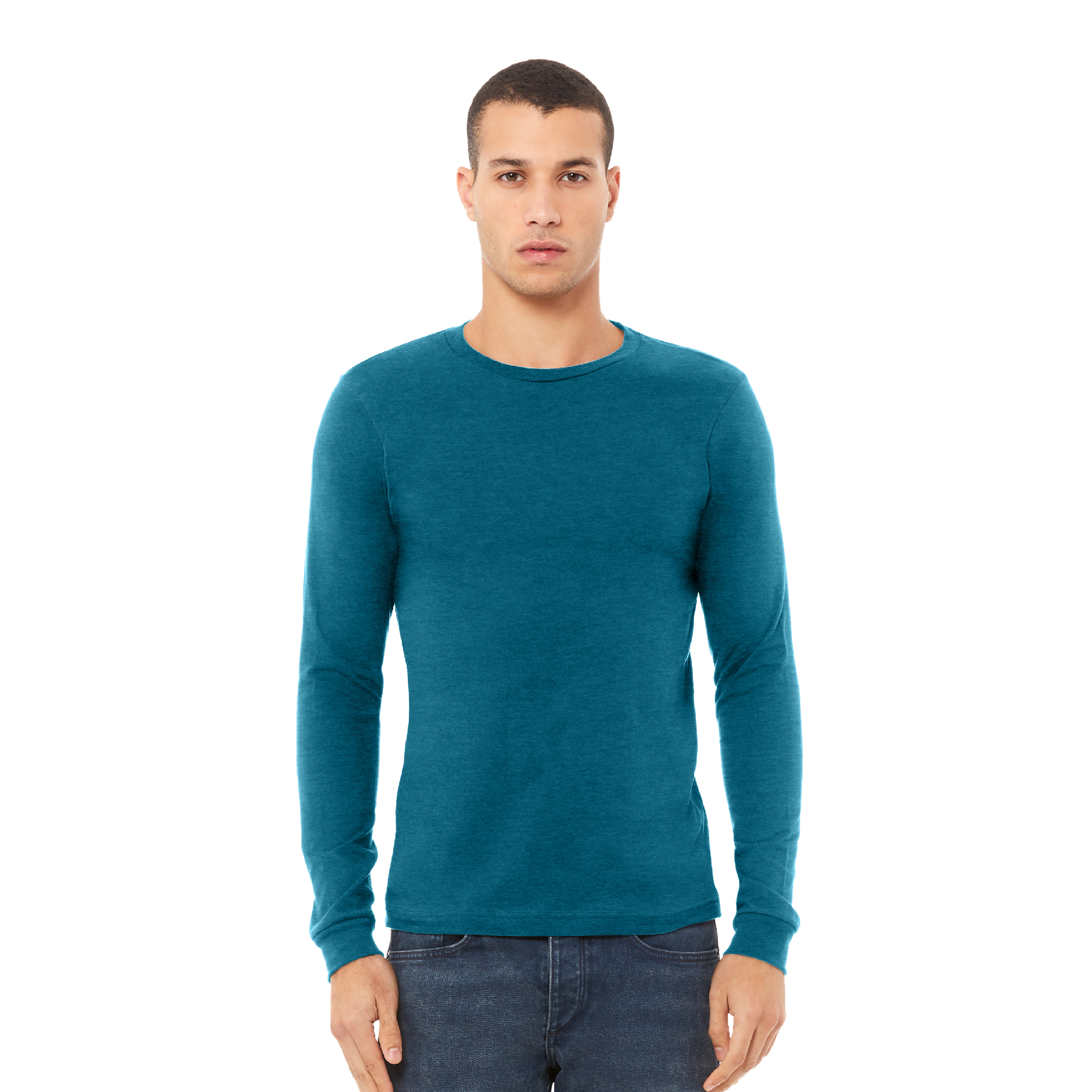 BELLA+CANVAS® Unisex Heather CVC Long Sleeve Tee
