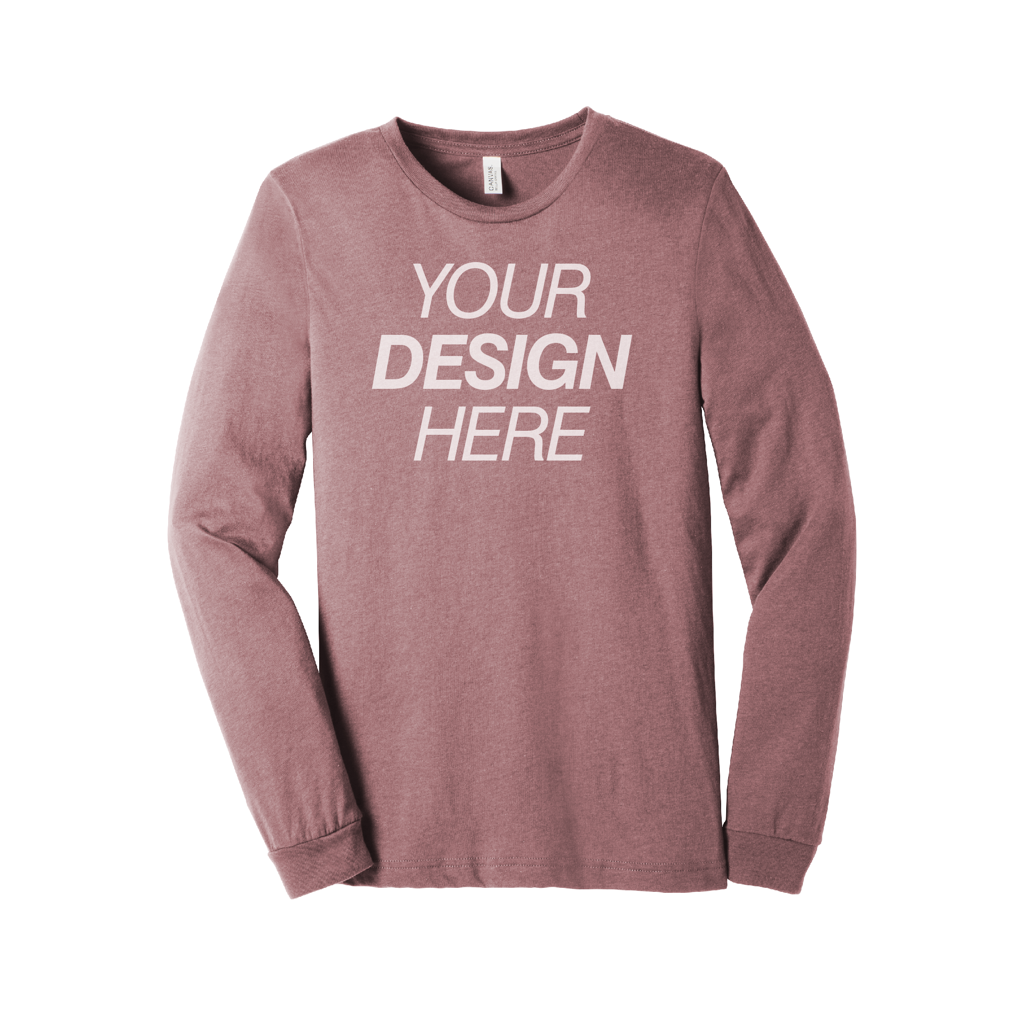 BELLA+CANVAS® Unisex Heather CVC Long Sleeve Tee