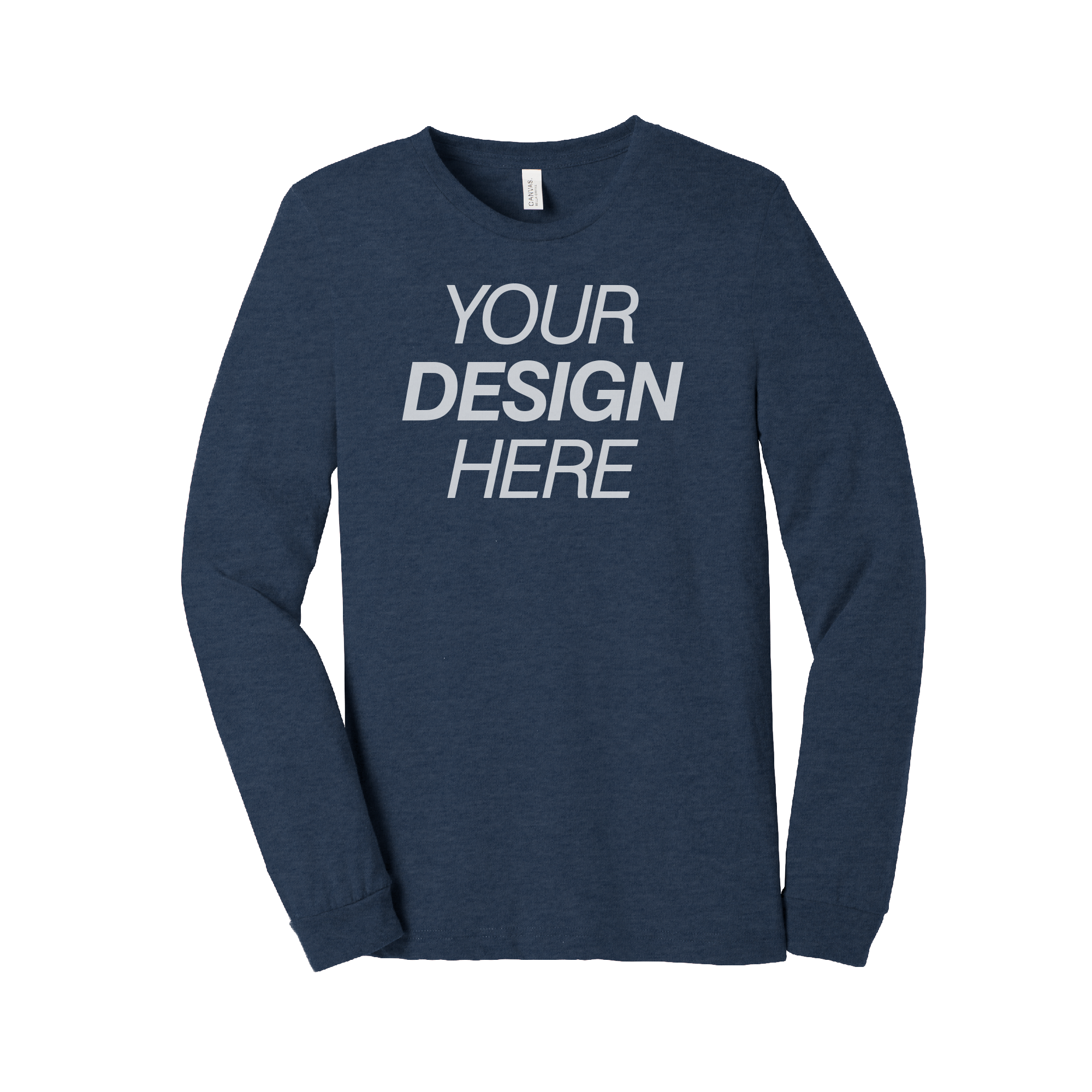 BELLA+CANVAS® Unisex Heather CVC Long Sleeve Tee