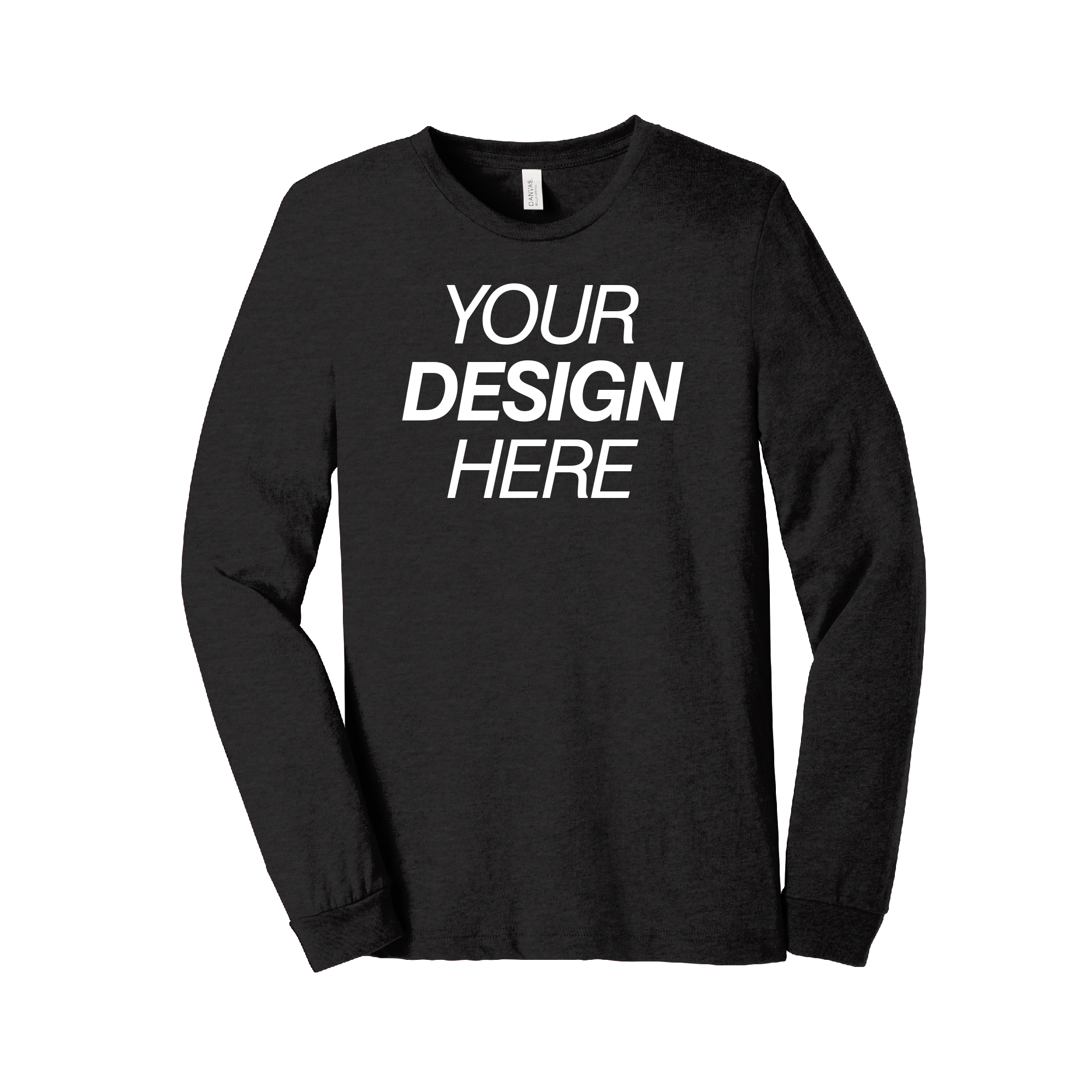 BELLA+CANVAS® Unisex Heather CVC Long Sleeve Tee