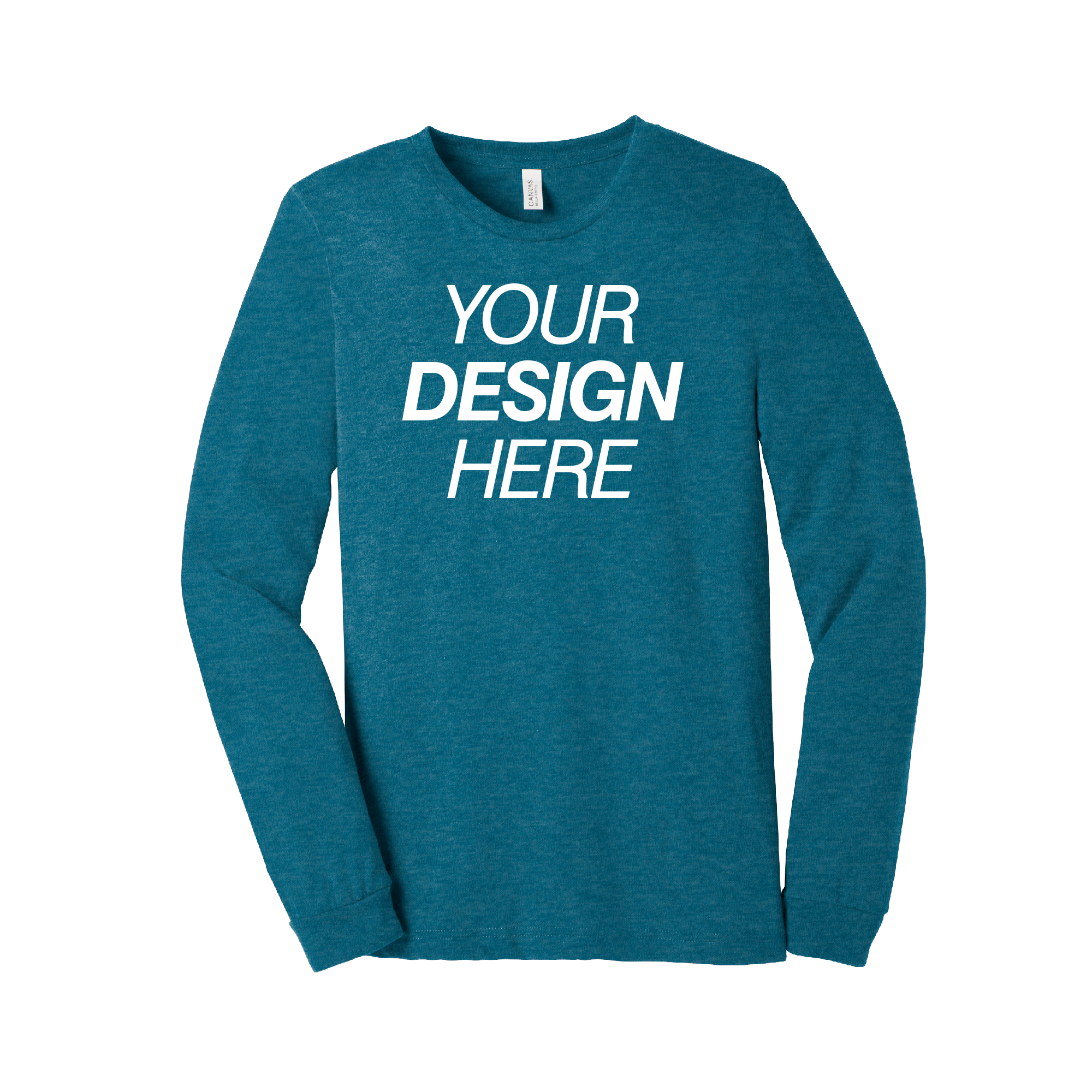 BELLA+CANVAS® Unisex Heather CVC Long Sleeve Tee