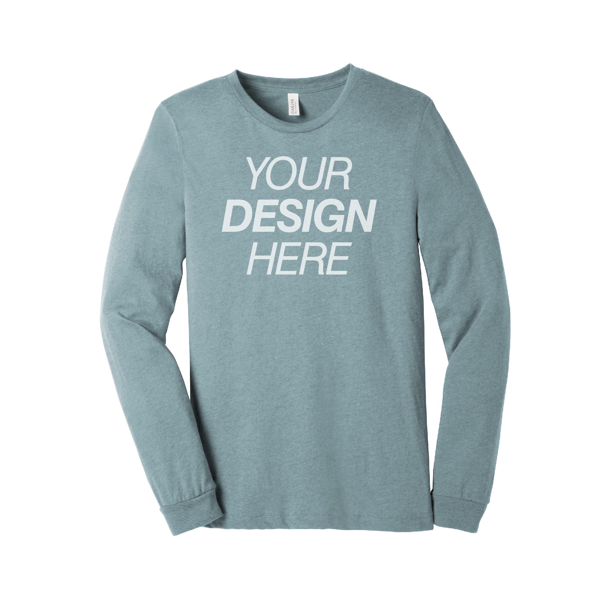 BELLA+CANVAS® Unisex Heather CVC Long Sleeve Tee