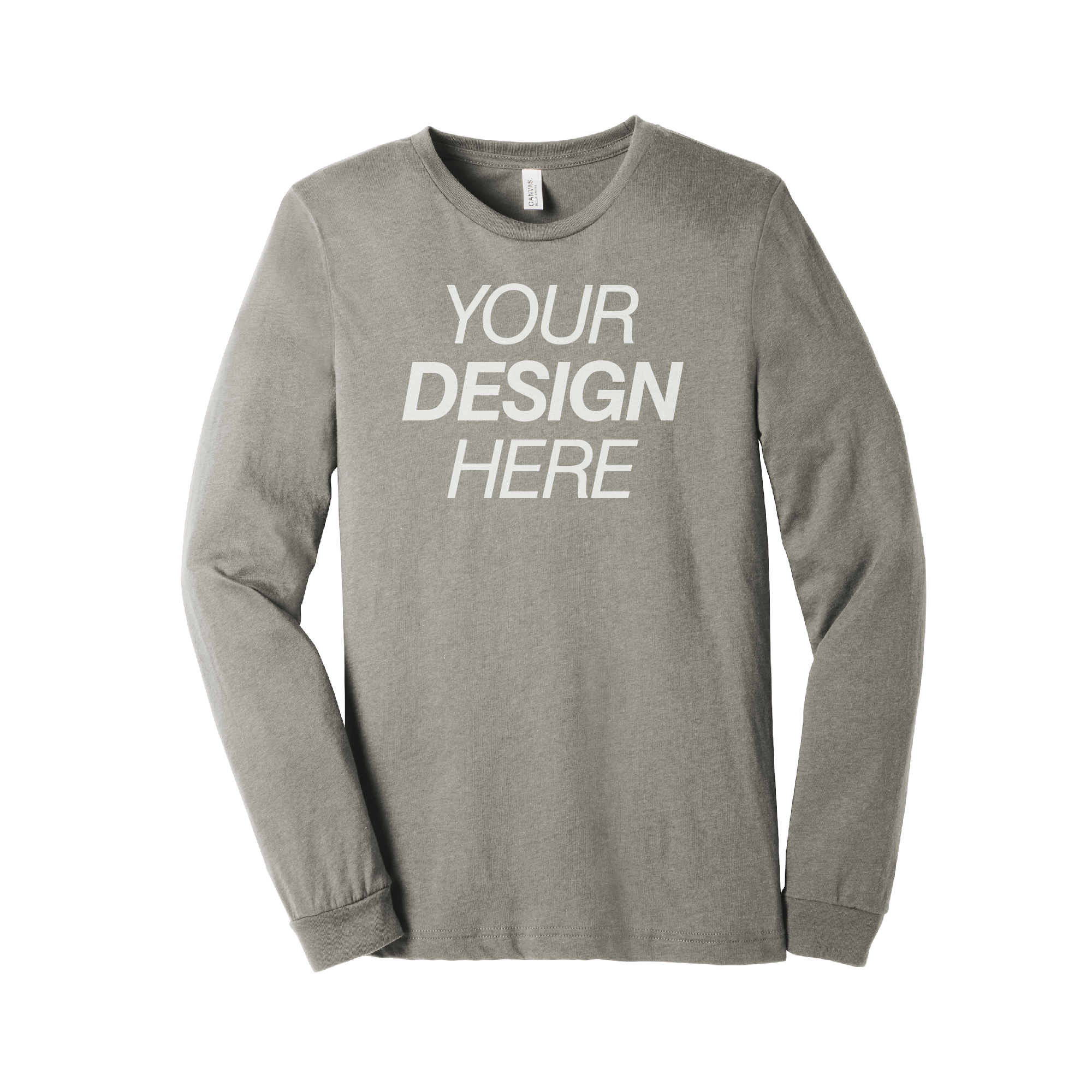 BELLA+CANVAS® Unisex Heather CVC Long Sleeve Tee