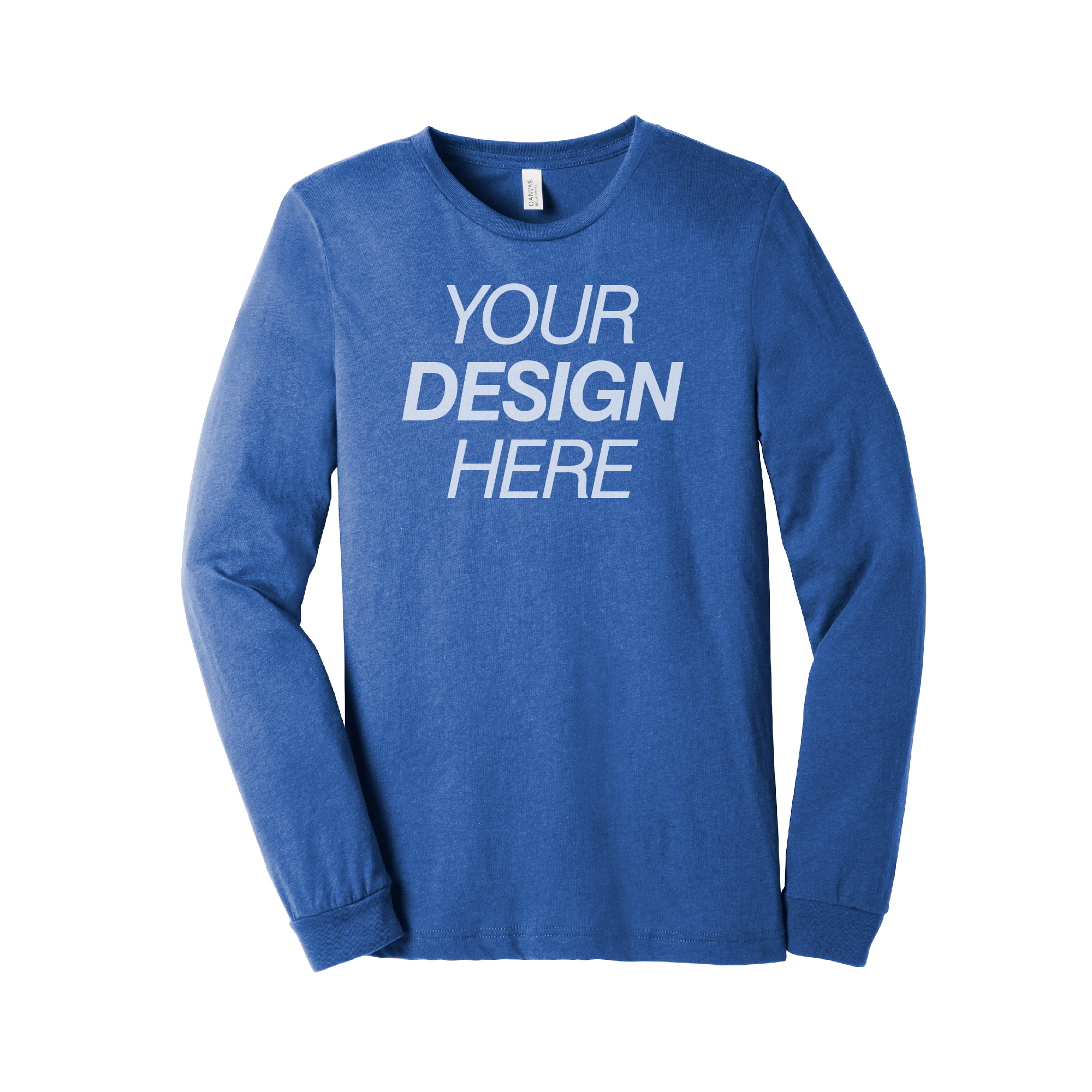 BELLA+CANVAS® Unisex Heather CVC Long Sleeve Tee