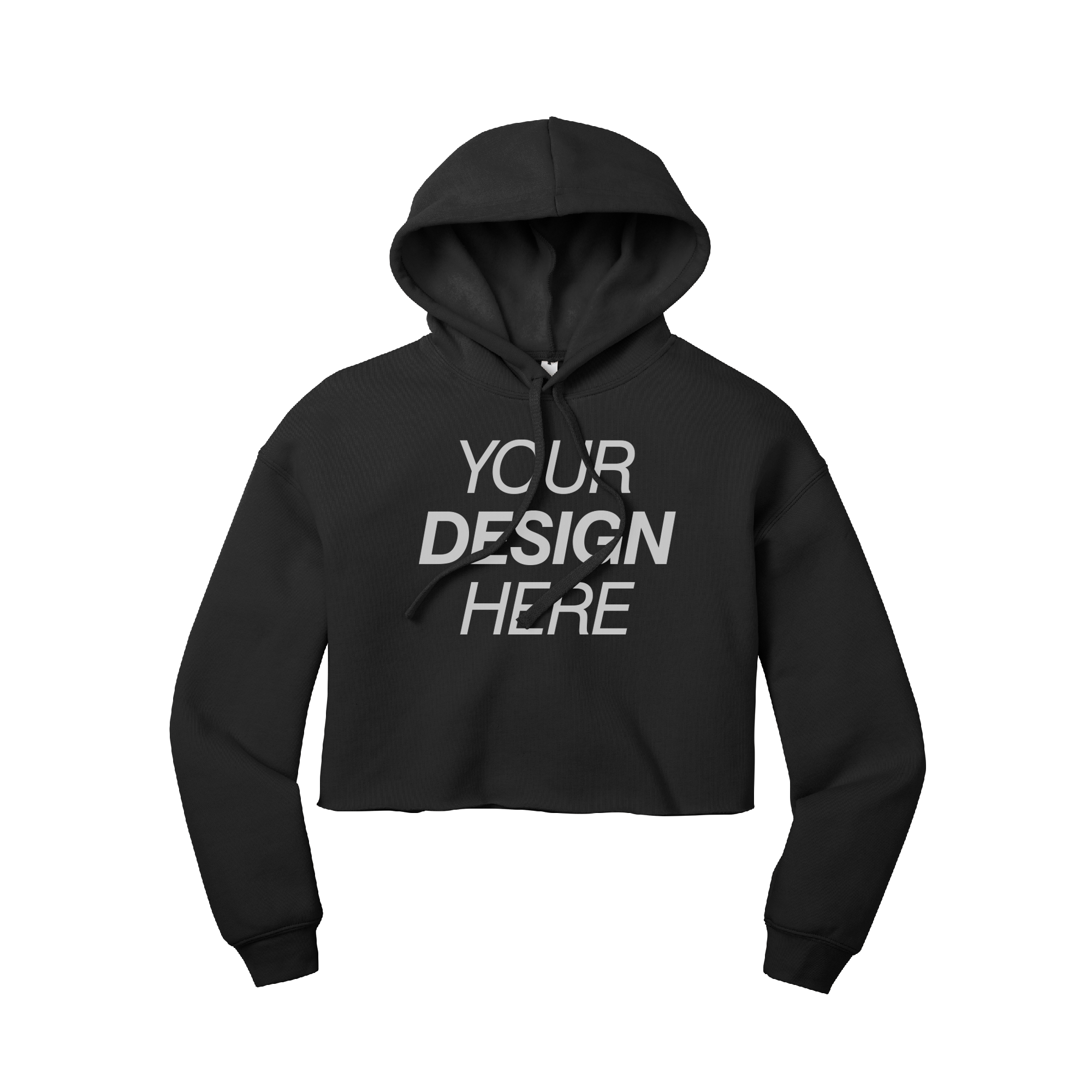BELLA+CANVAS® Women's Crop Fleece Hoodie