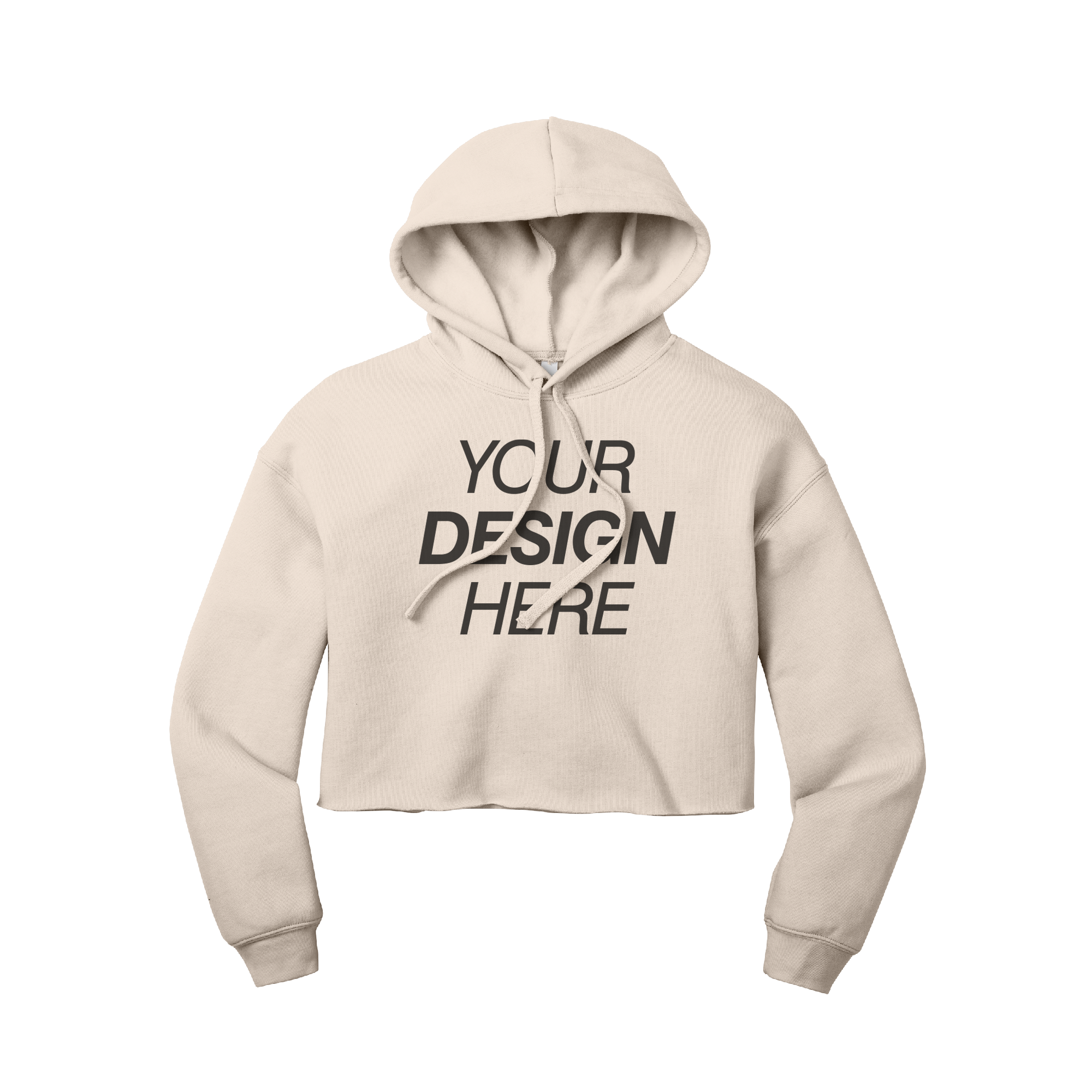 BELLA+CANVAS® Women's Crop Fleece Hoodie