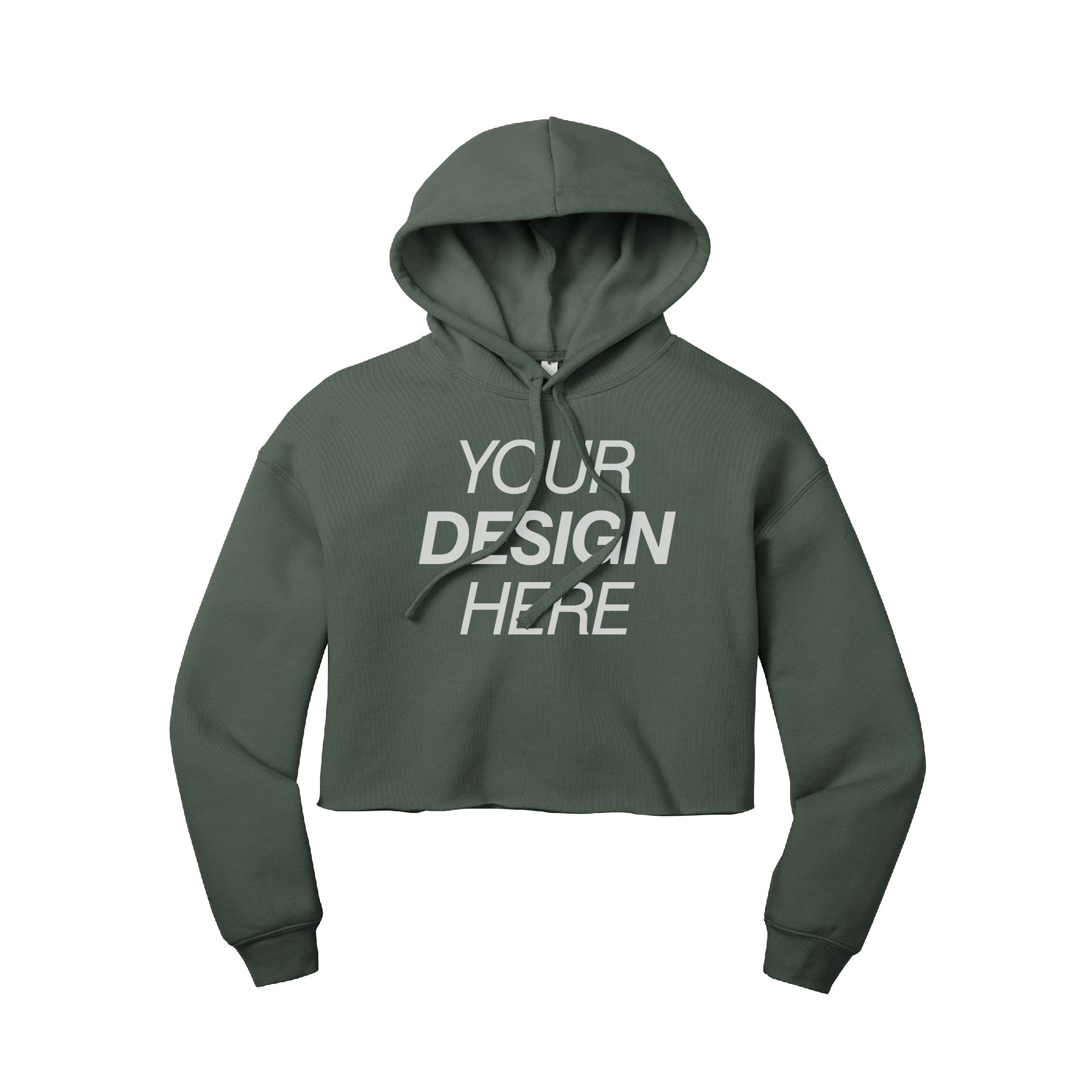 BELLA+CANVAS® Women's Crop Fleece Hoodie