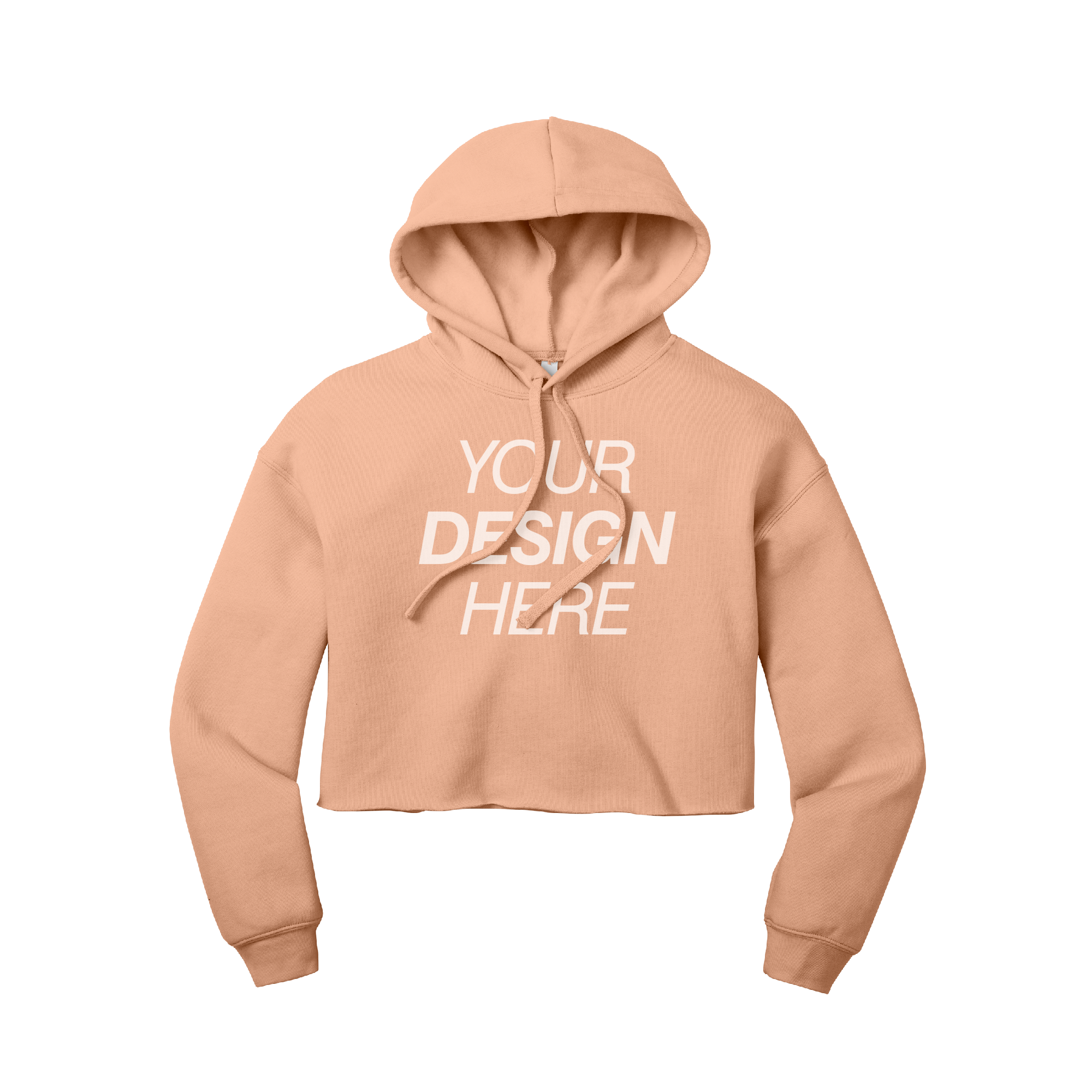 BELLA+CANVAS® Women's Crop Fleece Hoodie