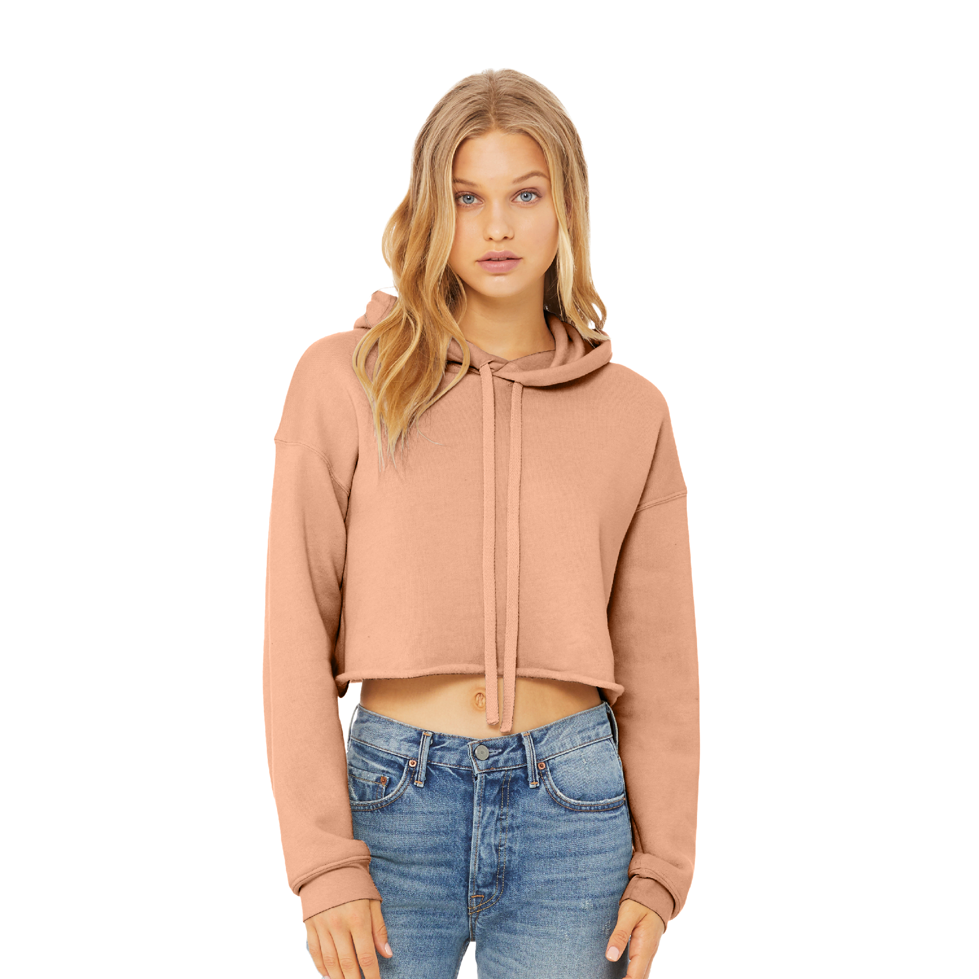 BELLA+CANVAS® Women's Crop Fleece Hoodie