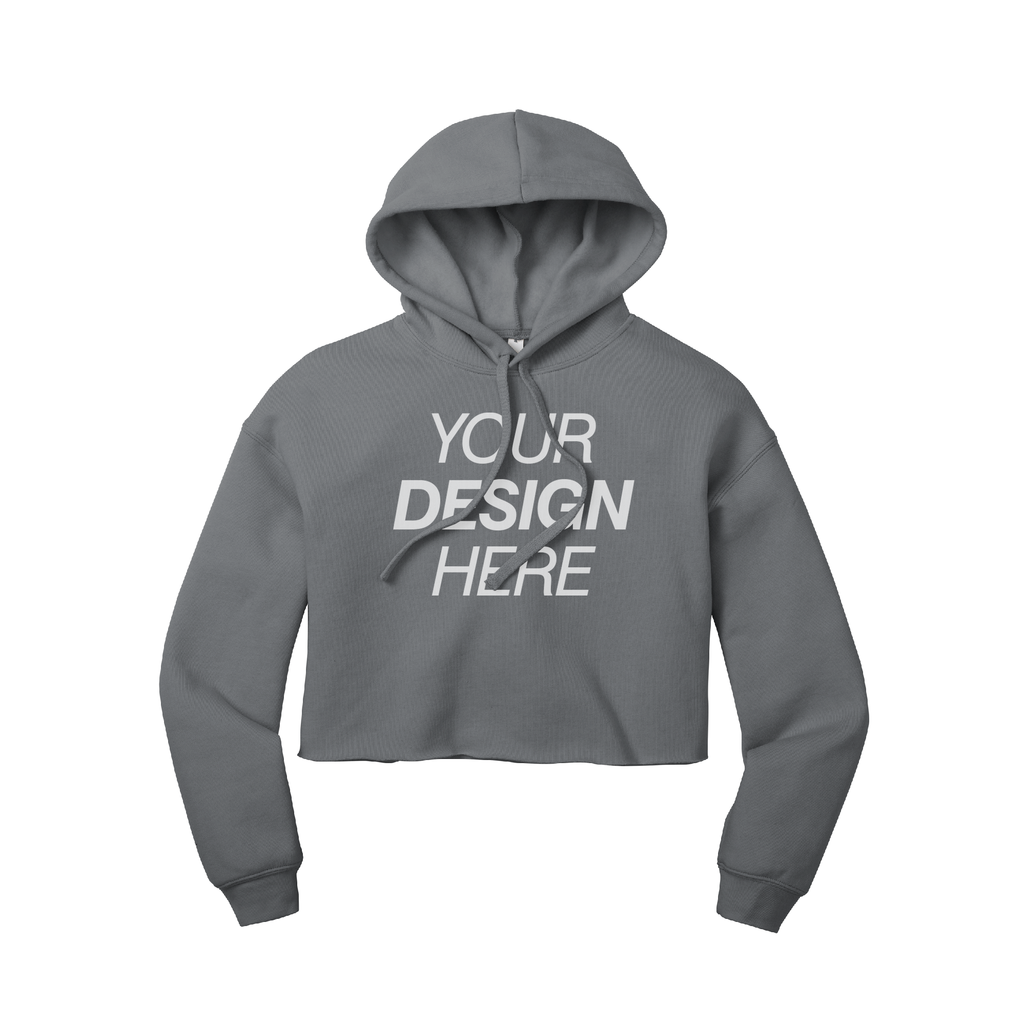 BELLA+CANVAS® Women's Crop Fleece Hoodie