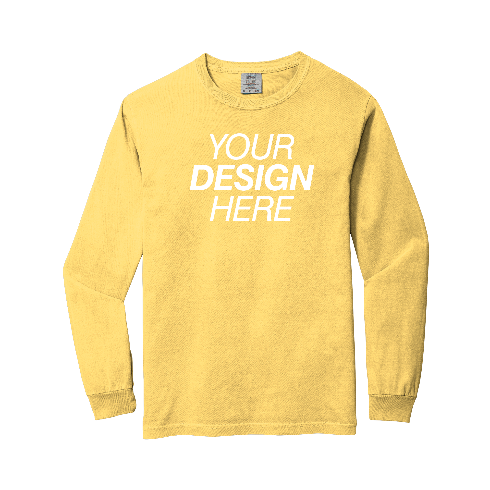 Comfort Colors® Garment-Dyed Heavyweight Long Sleeve T-Shirt