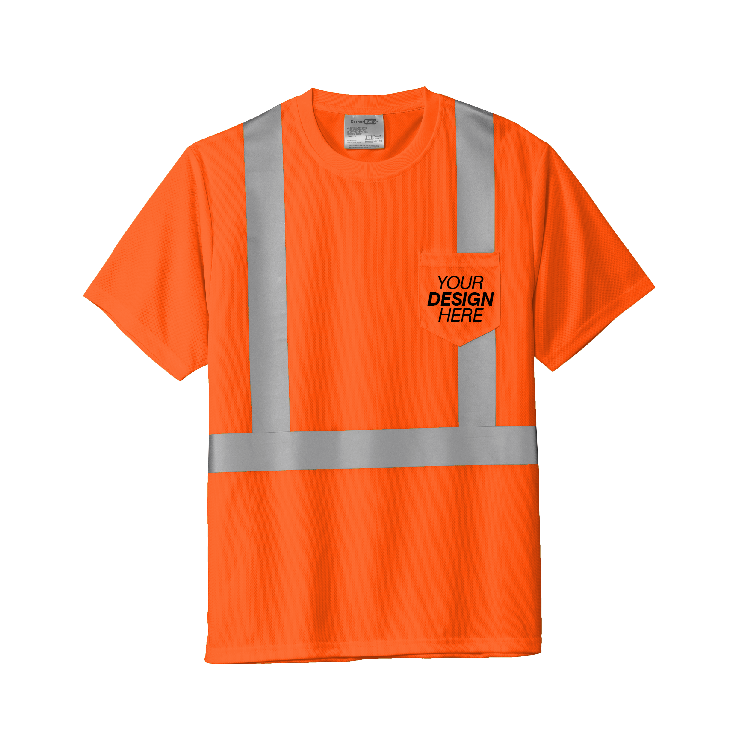 CornerStoneĀ® ANSI 107 Class 2 Mesh Tee