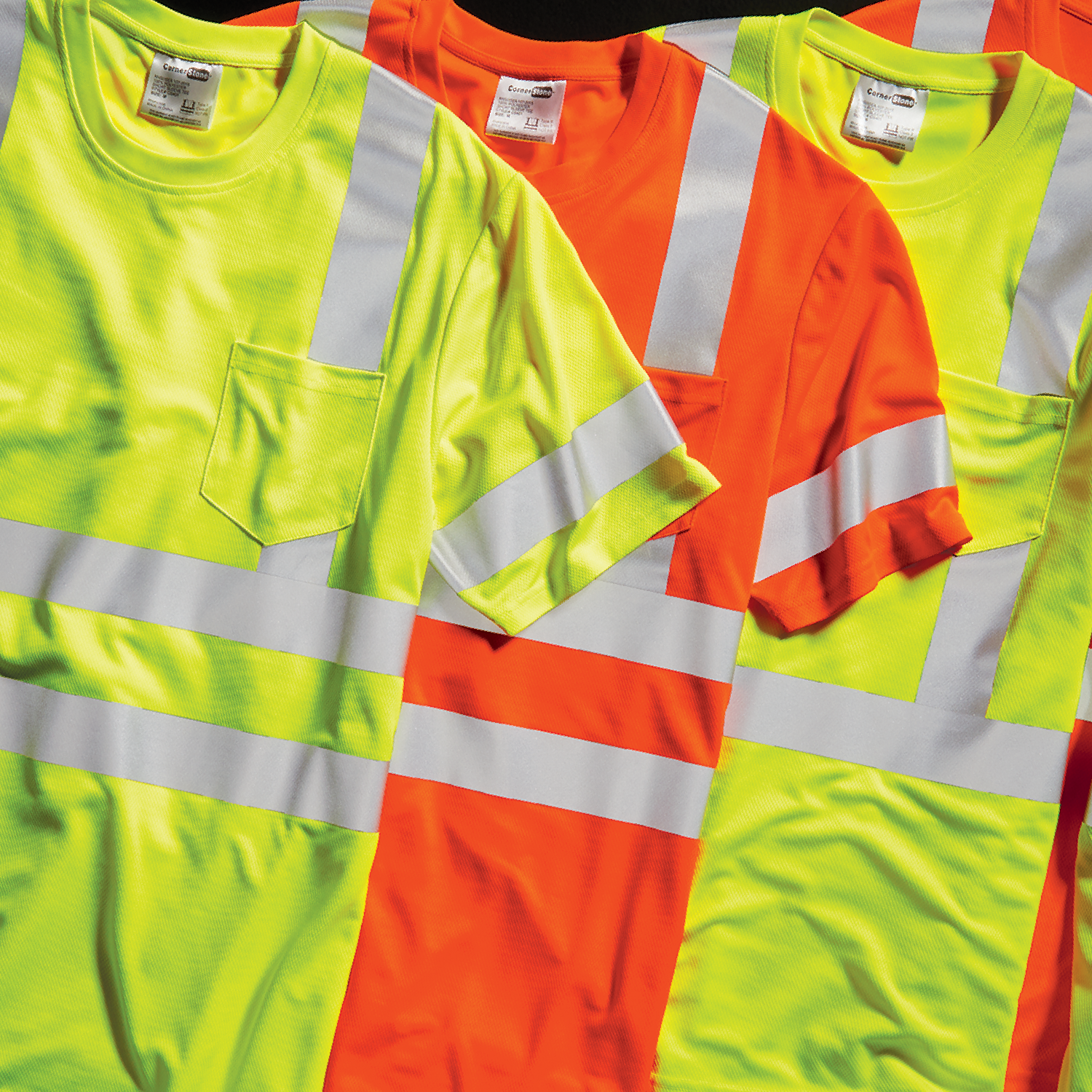 CornerStoneĀ® ANSI 107 Class 3 Mesh Tee