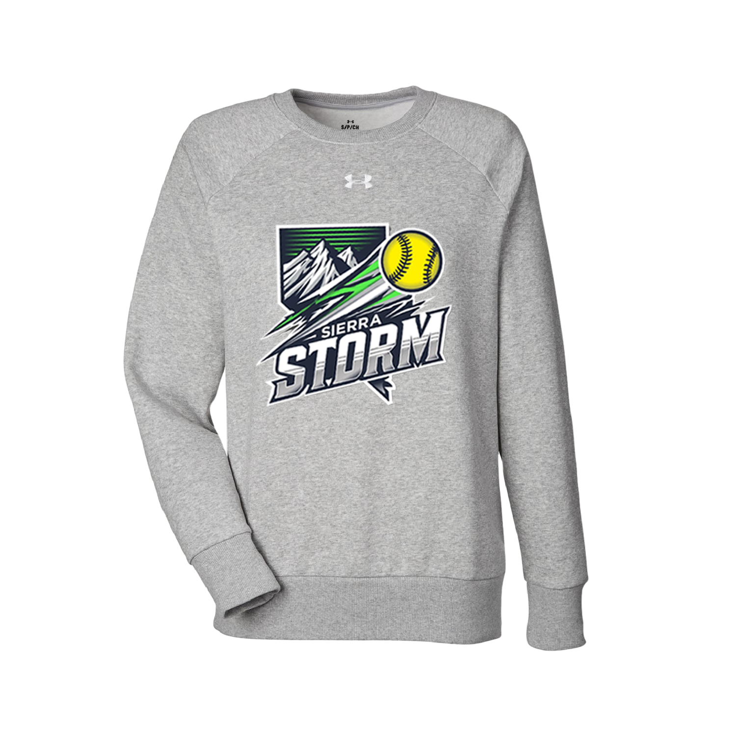 Under Armour® Fleece Crewneck x Sierra Storm Softball