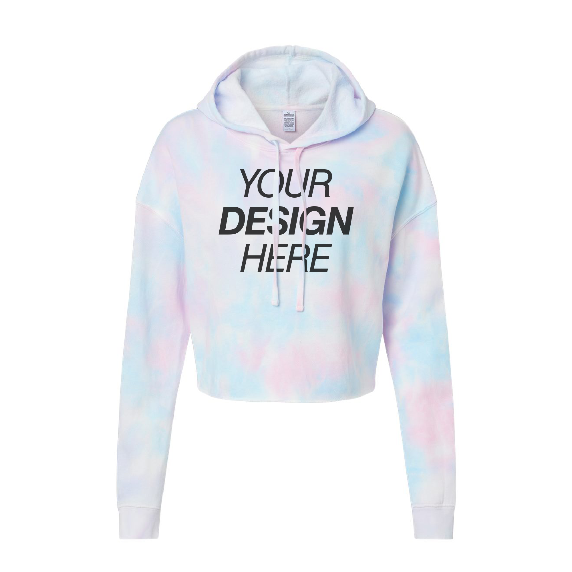 Independent Trading Co. Women’s Lightweight Crop Hooded Sweatshirt
