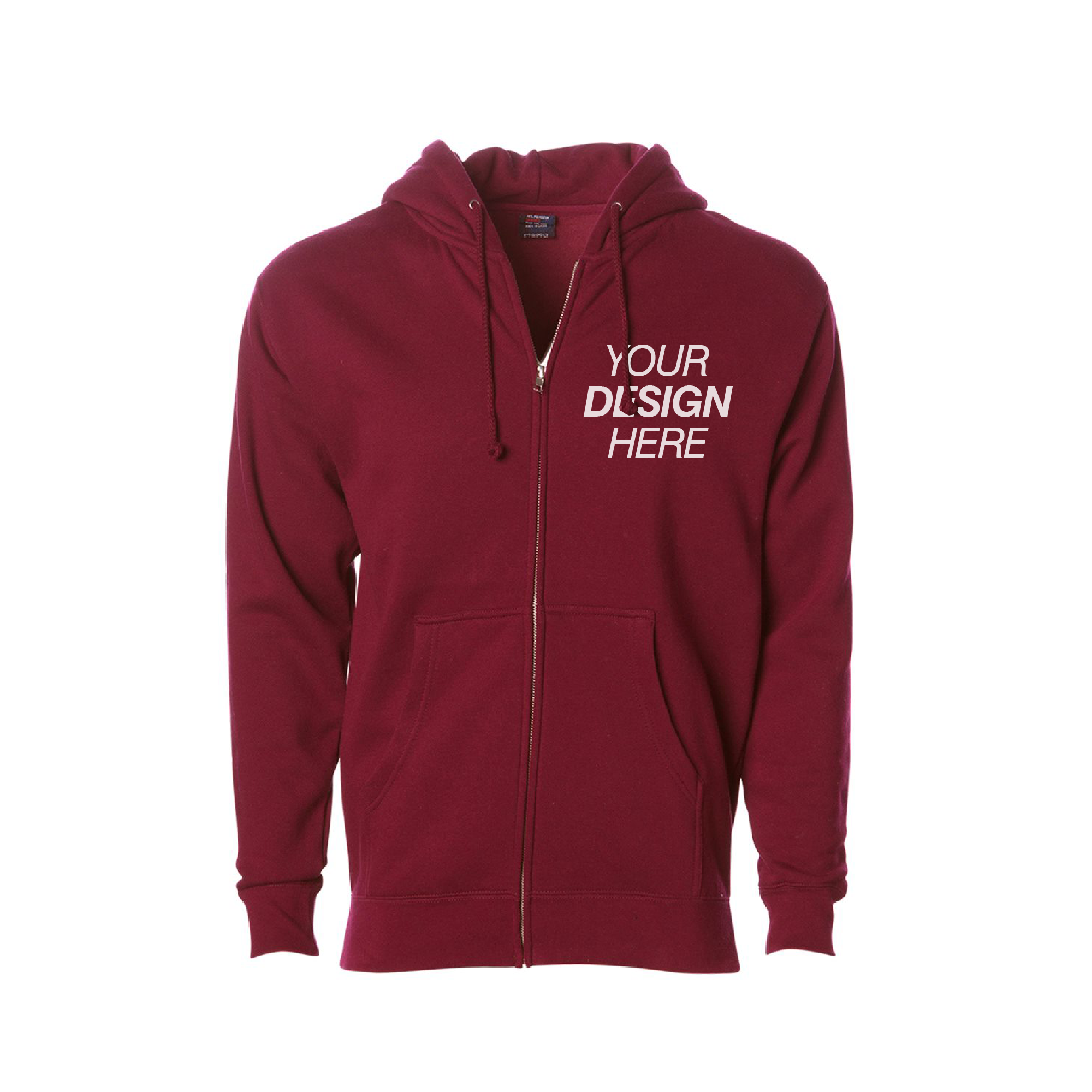 Independent Trading Co. Heavyweight Full-Zip Hooded Sweatshirt