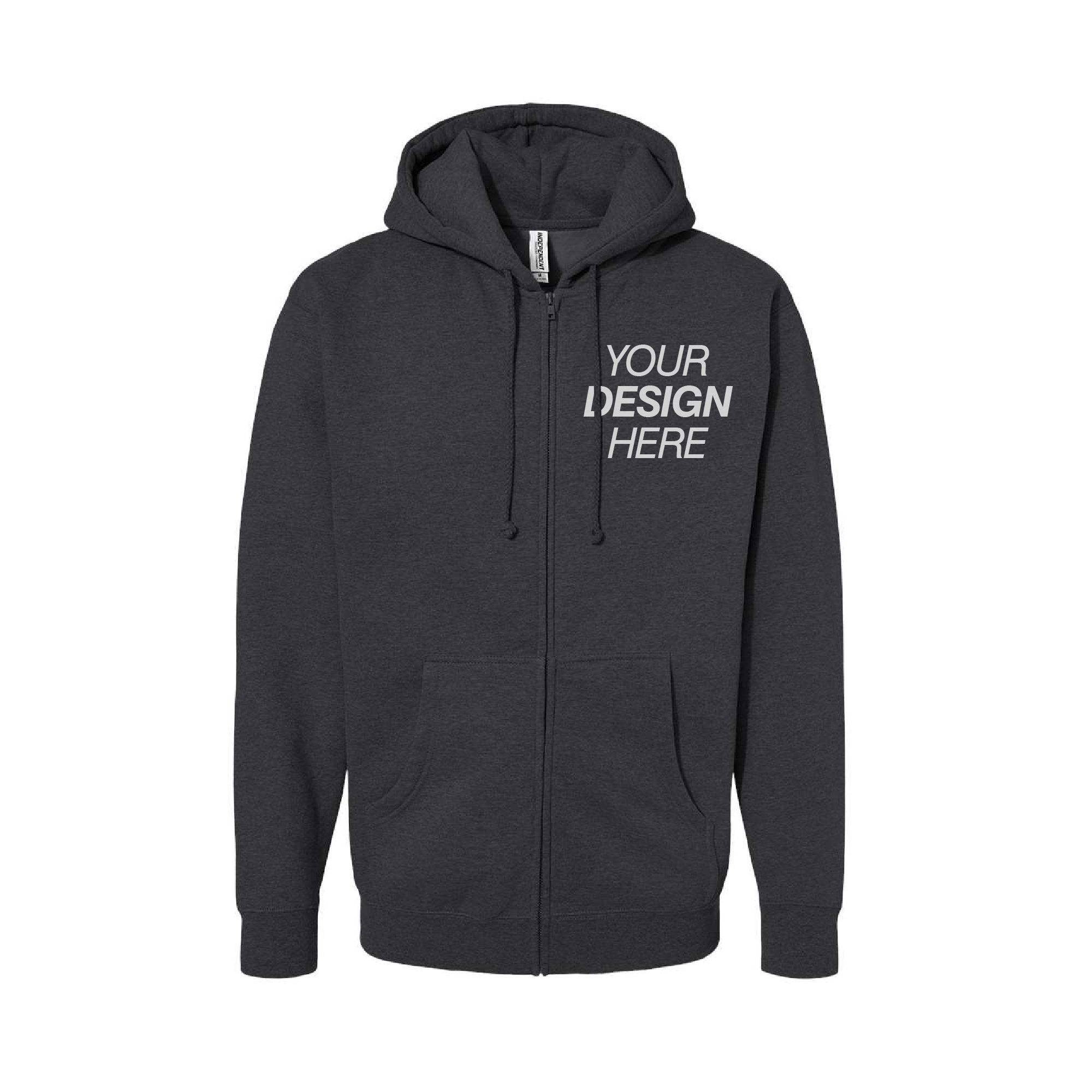 Independent Trading Co. Heavyweight Full-Zip Hooded Sweatshirt