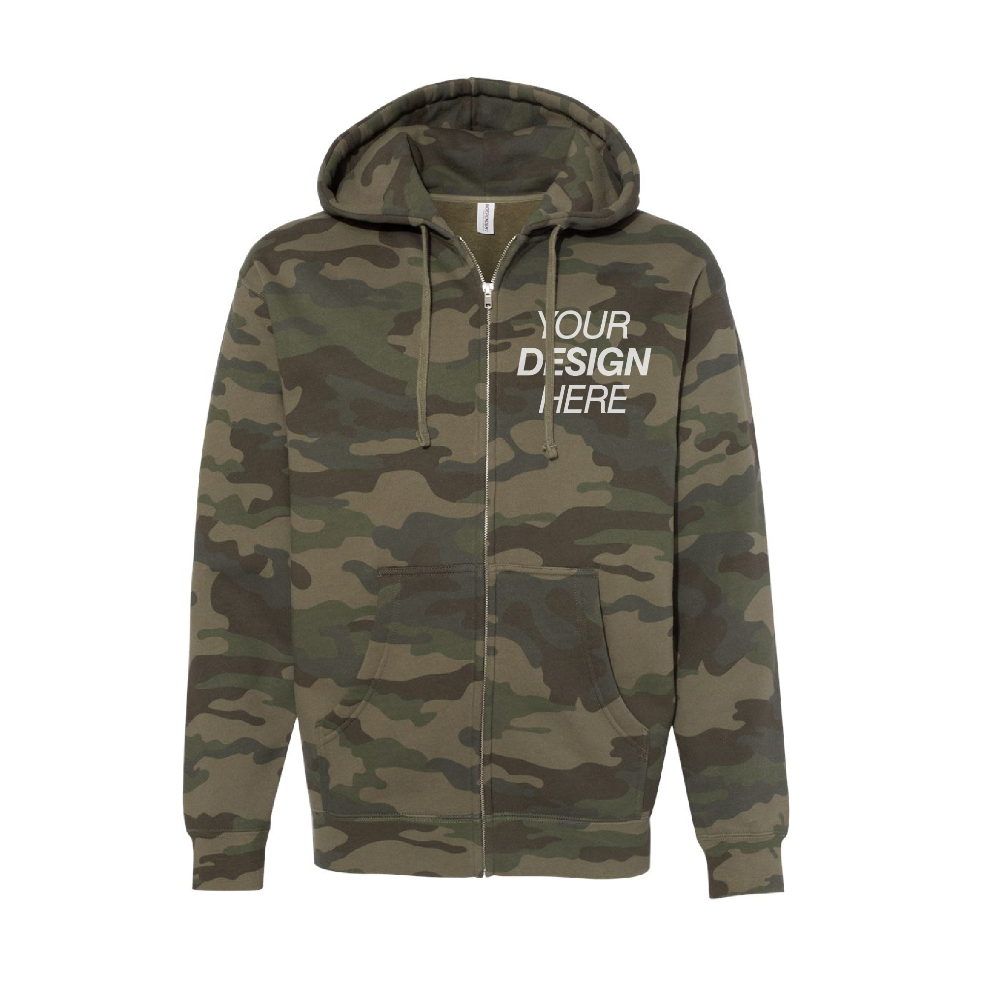 Independent Trading Co. Heavyweight Full-Zip Hooded Sweatshirt