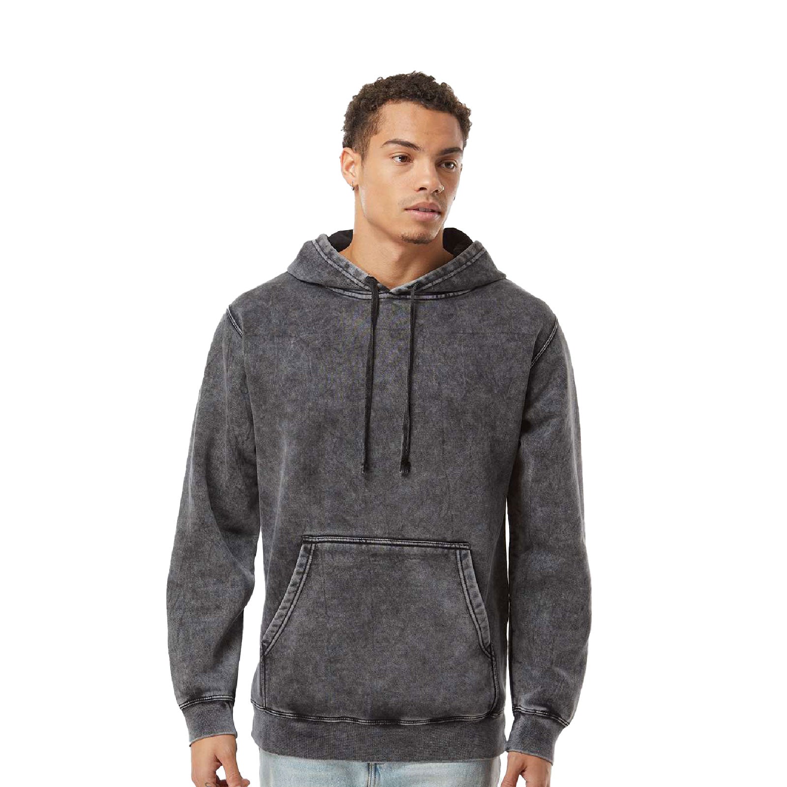 Independent Trading Co. Midweight Mineral Wash Hooded Sweatshirt