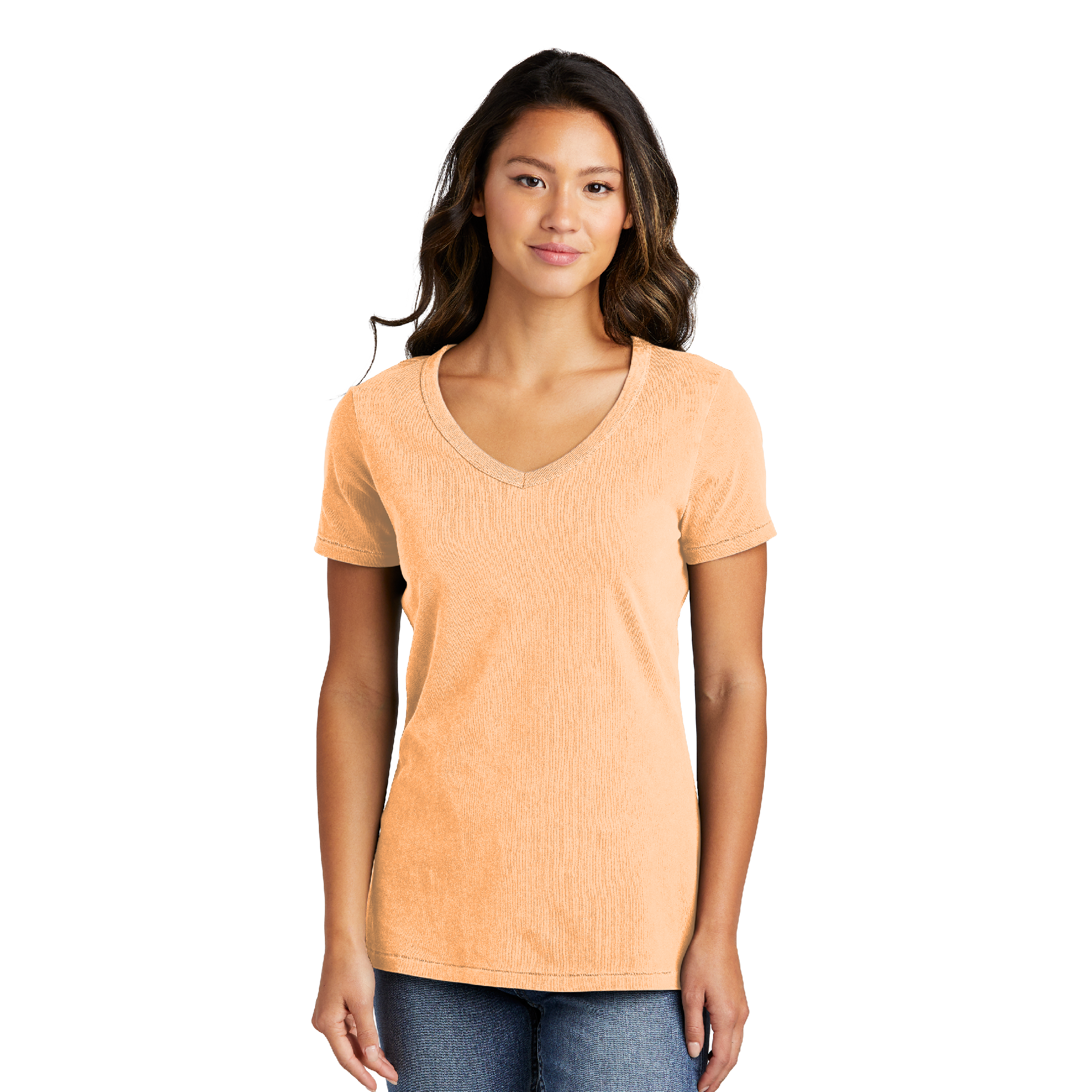 Port & Company® Ladies Beach Wash® Garment-Dyed V-Neck Tee