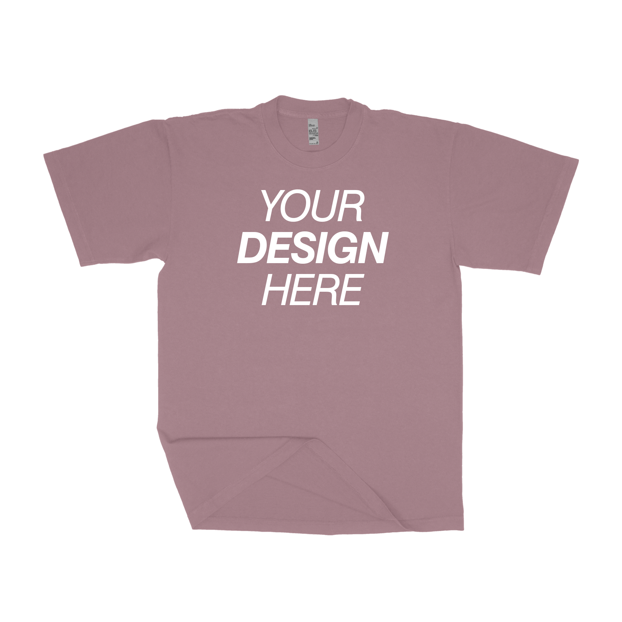 Rad Print Custom Los Angeles Apparel 1801GD Garment Dye T-Shirt