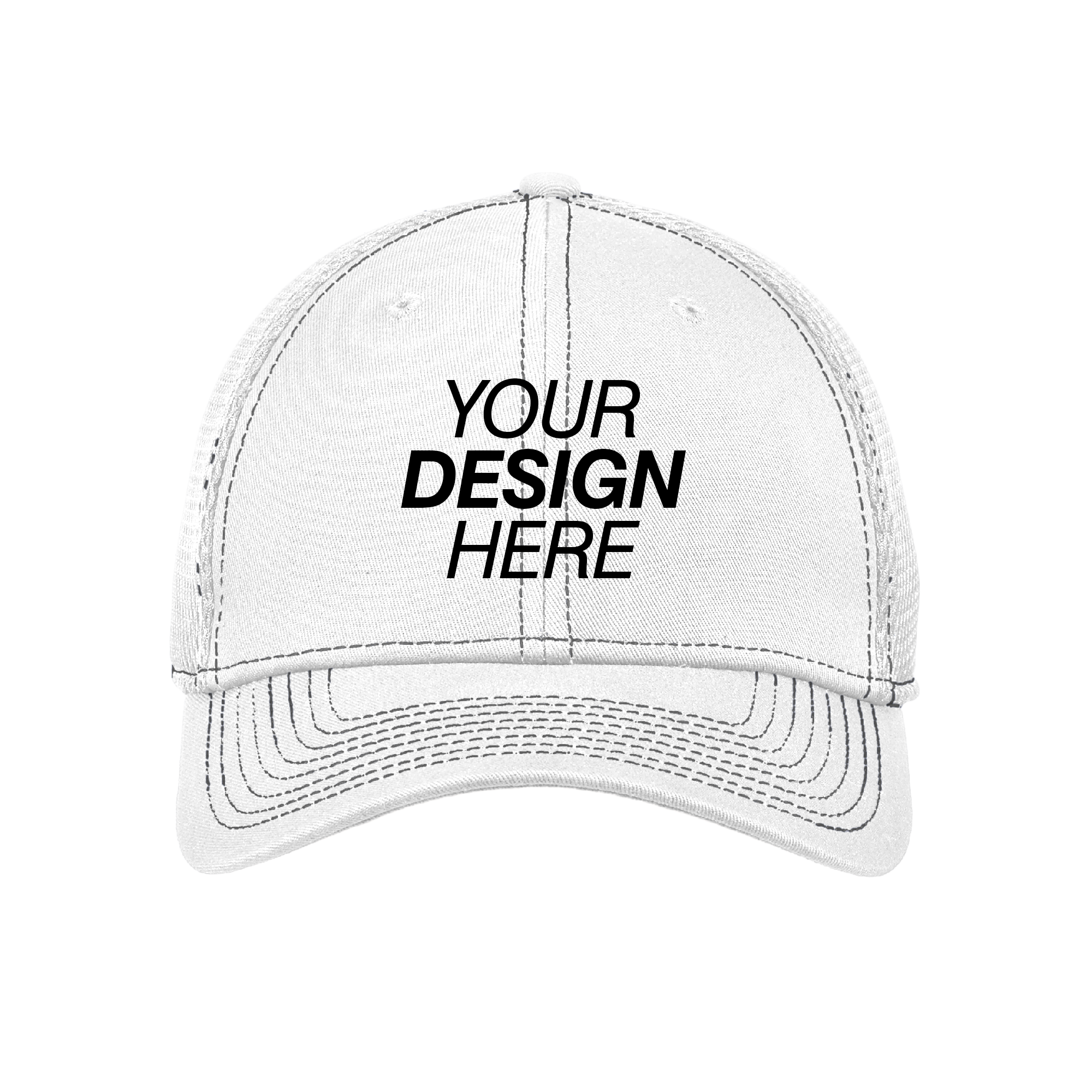 New Era® Stretch Mesh Contrast Stitch Cap