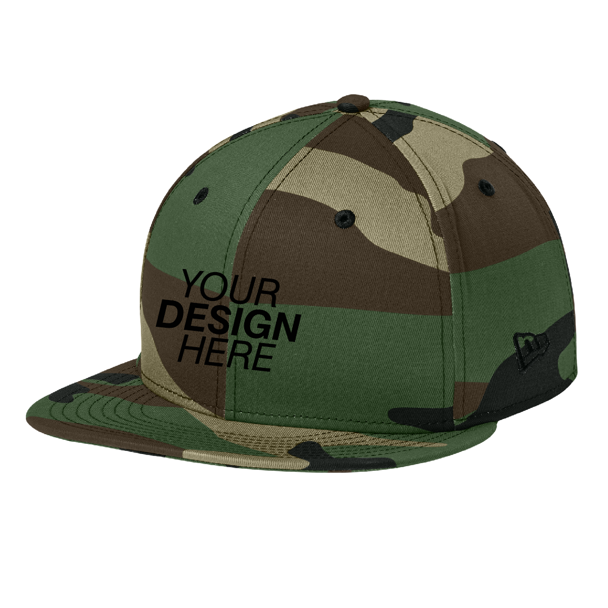 New Era® Flat Bill Snapback Cap