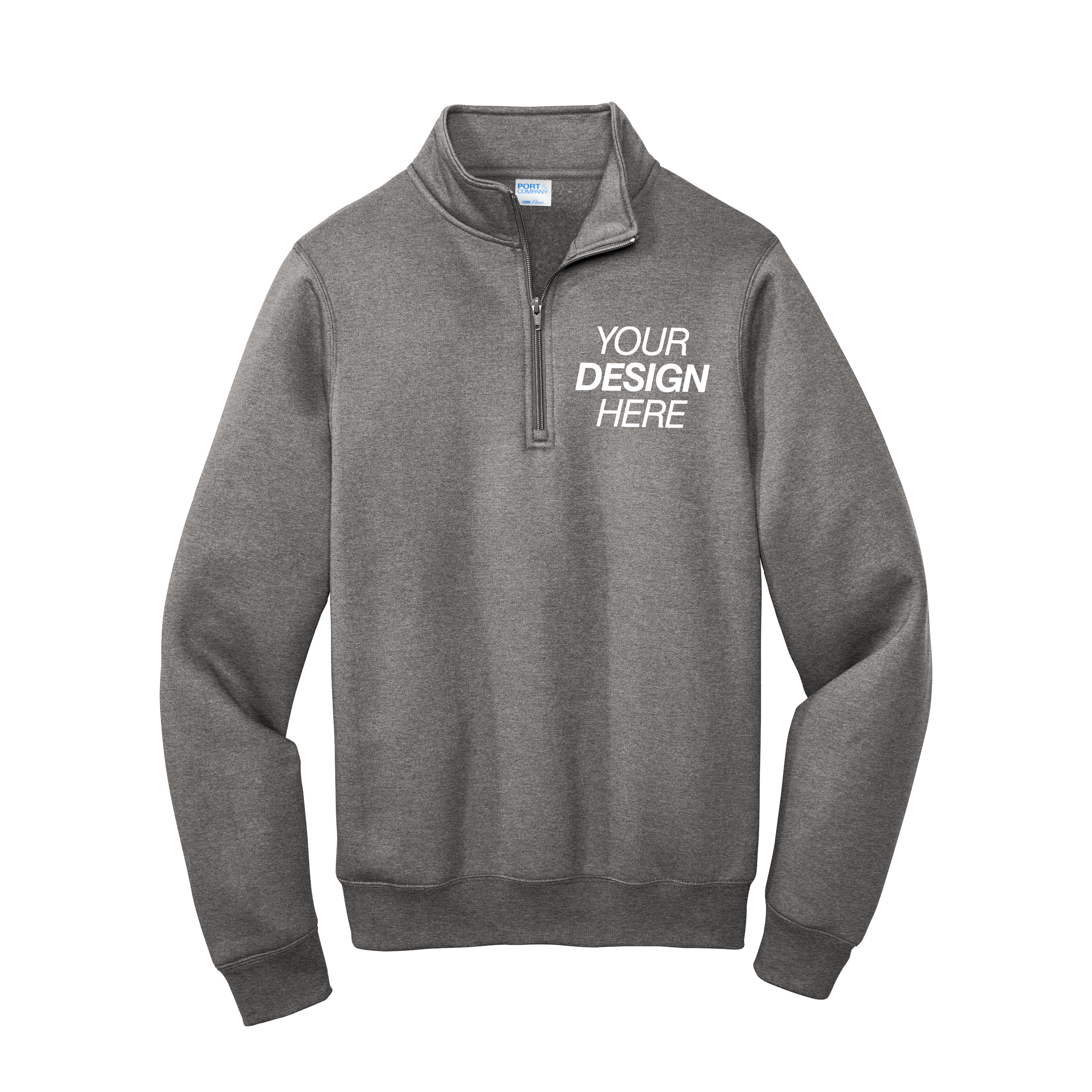 Port & Company® Core Fleece 1/4-Zip Pullover Sweatshirt