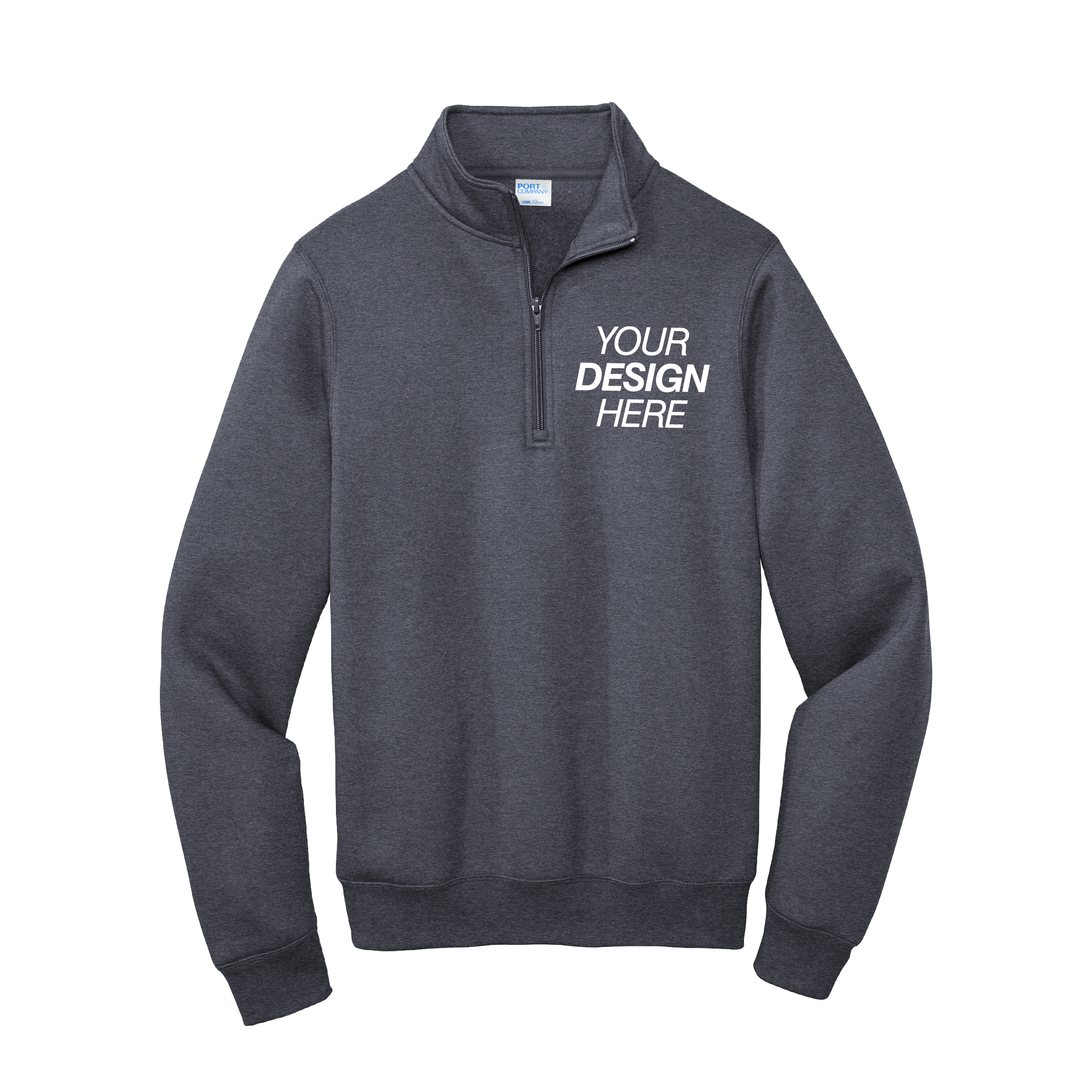 Port & Company® Core Fleece 1/4-Zip Pullover Sweatshirt