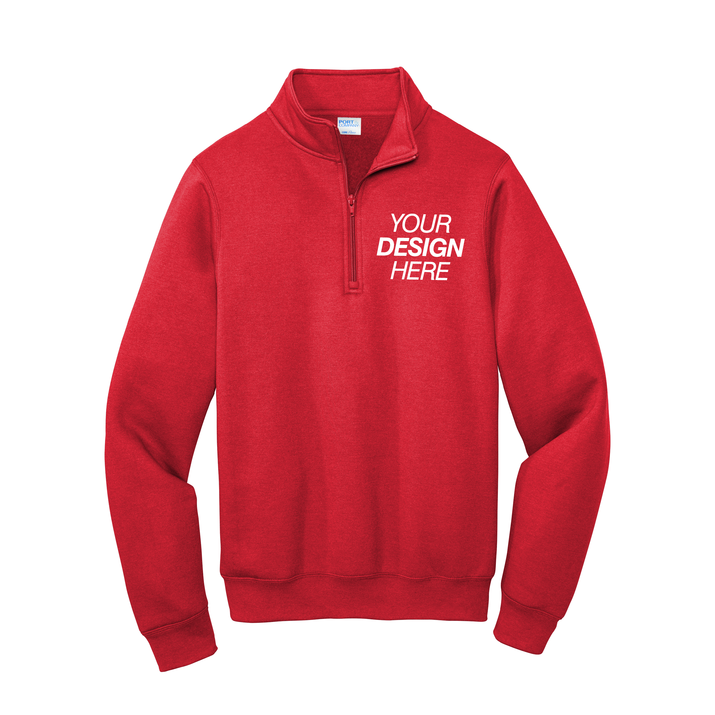 Port & Company® Core Fleece 1/4-Zip Pullover Sweatshirt