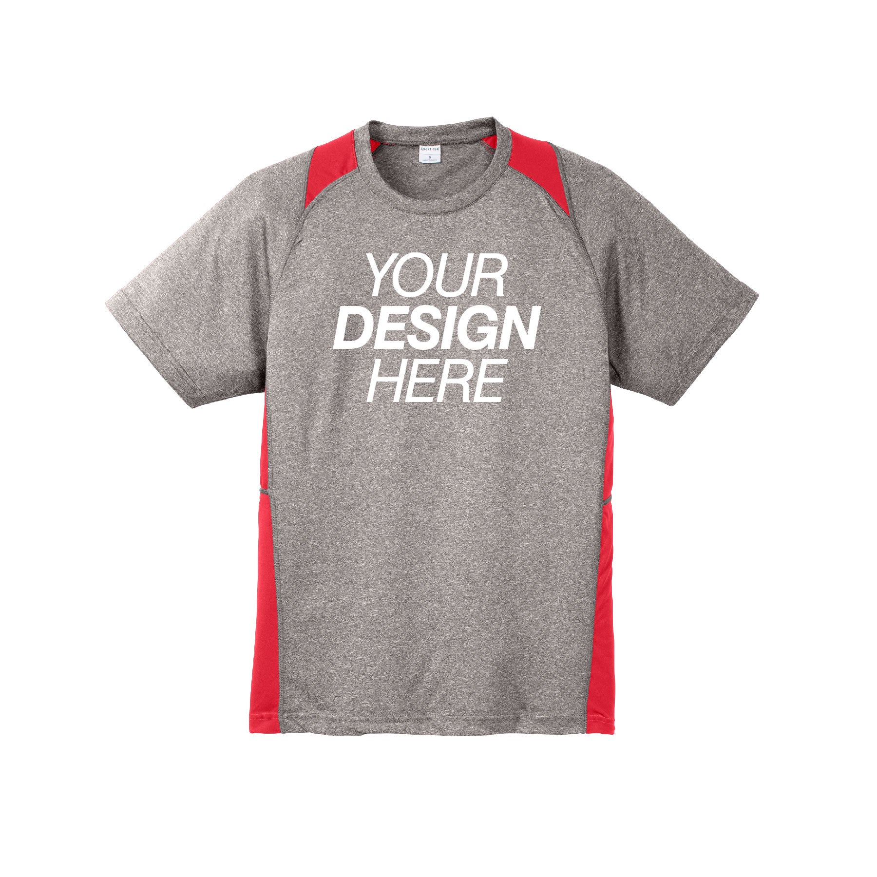 Sport-Tek® Heather Colorblock Contender™ Tee