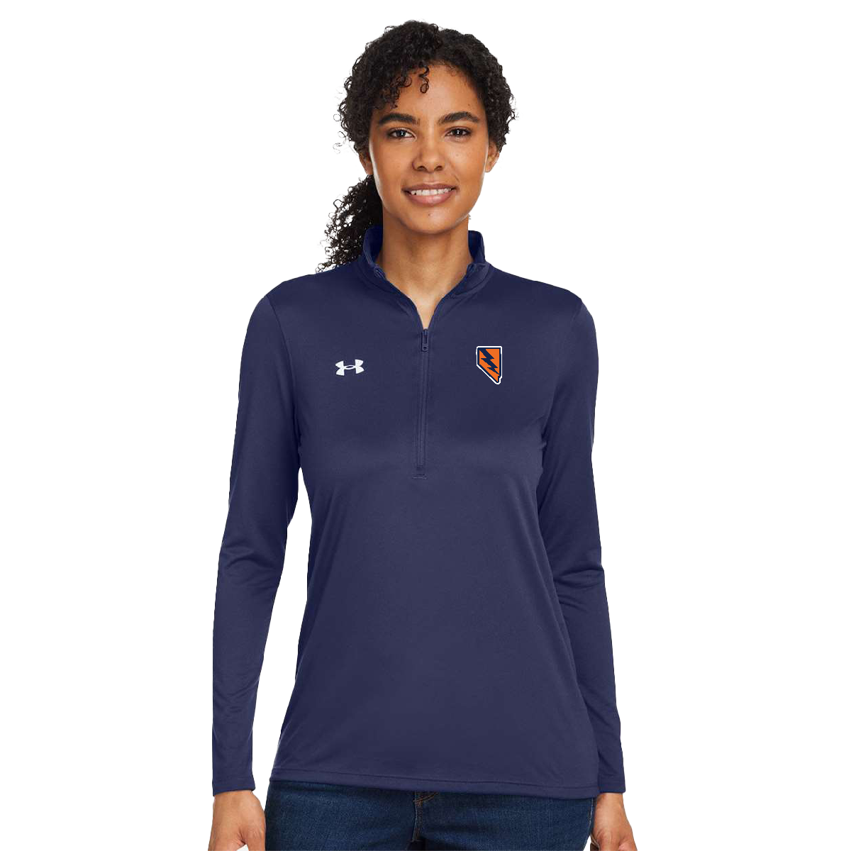 Under Armour™ Women's Team Tech™ Half-Zip Pullover x Nevada Lightning Softball
