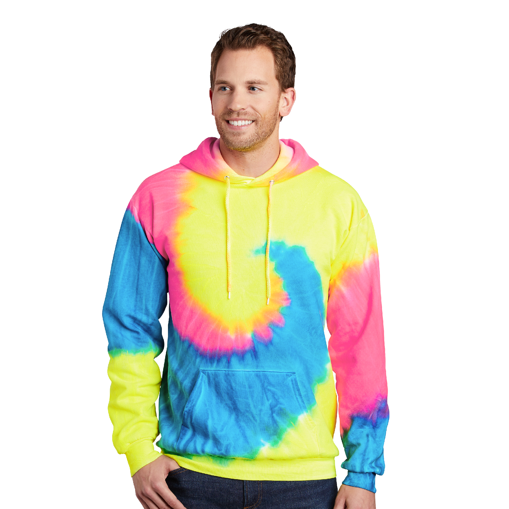 Port & Company® Tie-Dye Pullover Hooded Sweatshirt