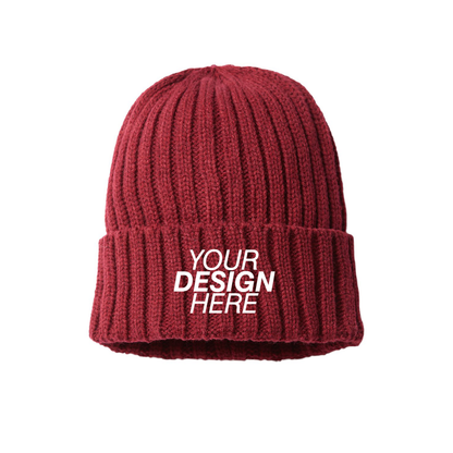 Atlantis Headwear SHORE Sustainable Cable Knit Cuffed Beanie