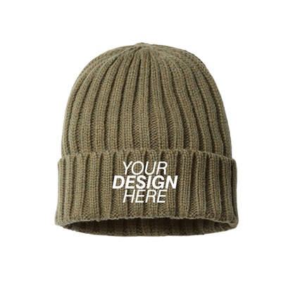 Atlantis Headwear SHORE Sustainable Cable Knit Cuffed Beanie