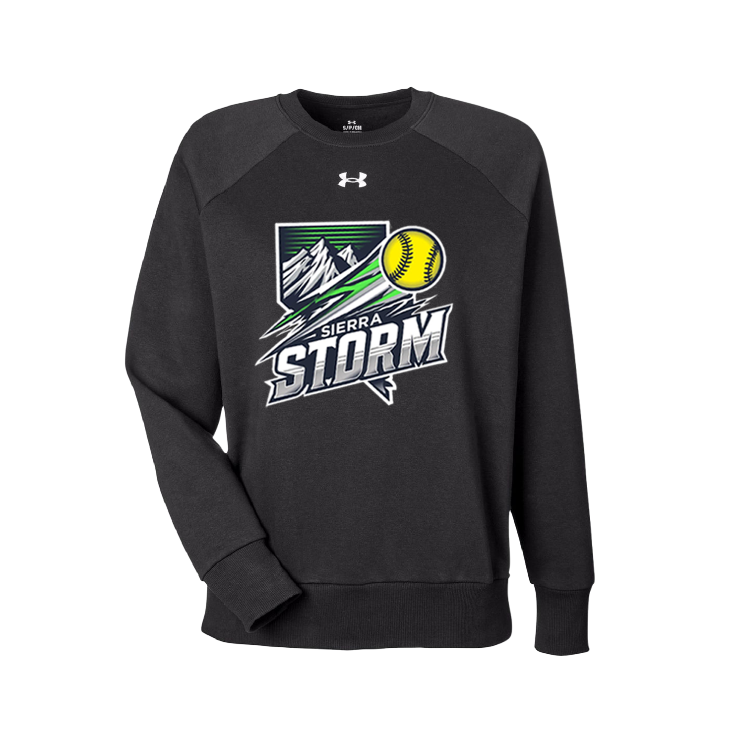 Under Armour® Fleece Crewneck x Sierra Storm Softball